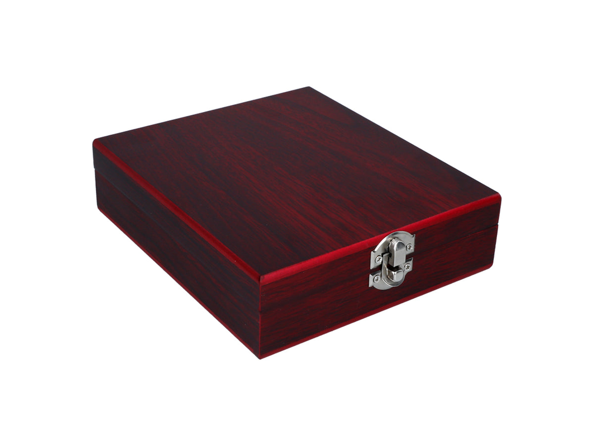 Súprava na otváranie vína v elegantnej drevenej škatuľke s možnosťou personalizácie gravírovaním