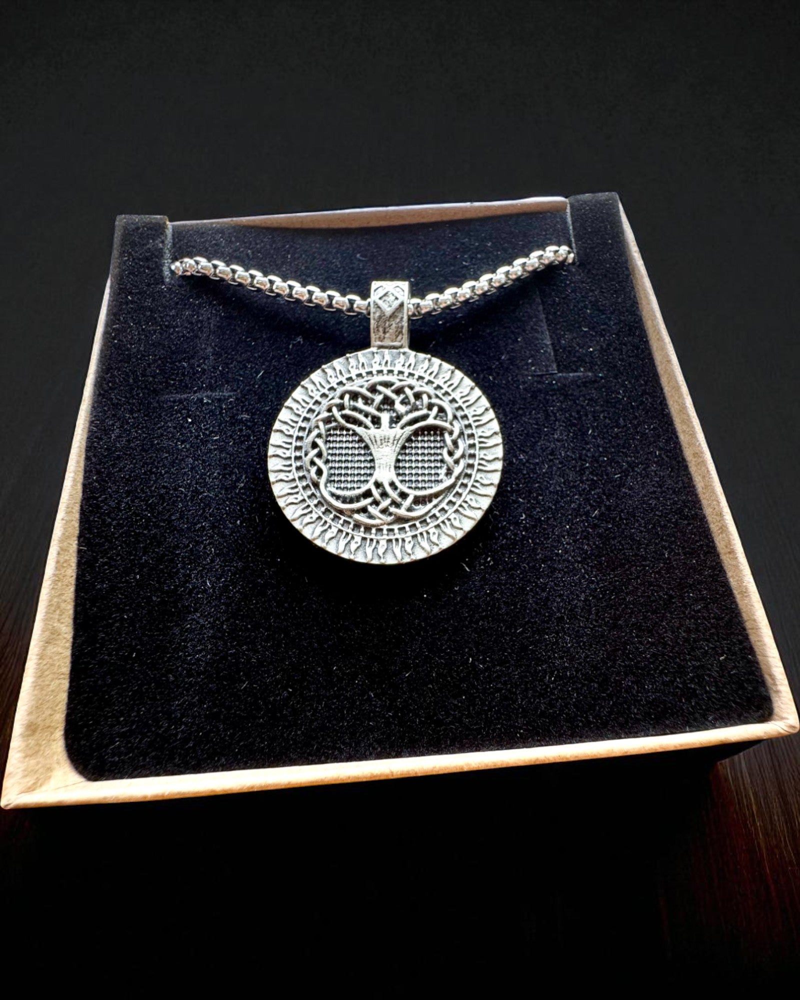 Amulet Stromu Života s Možnosťou Gravírovania - náhrdelník "Vitalita Prírody", personalizácia