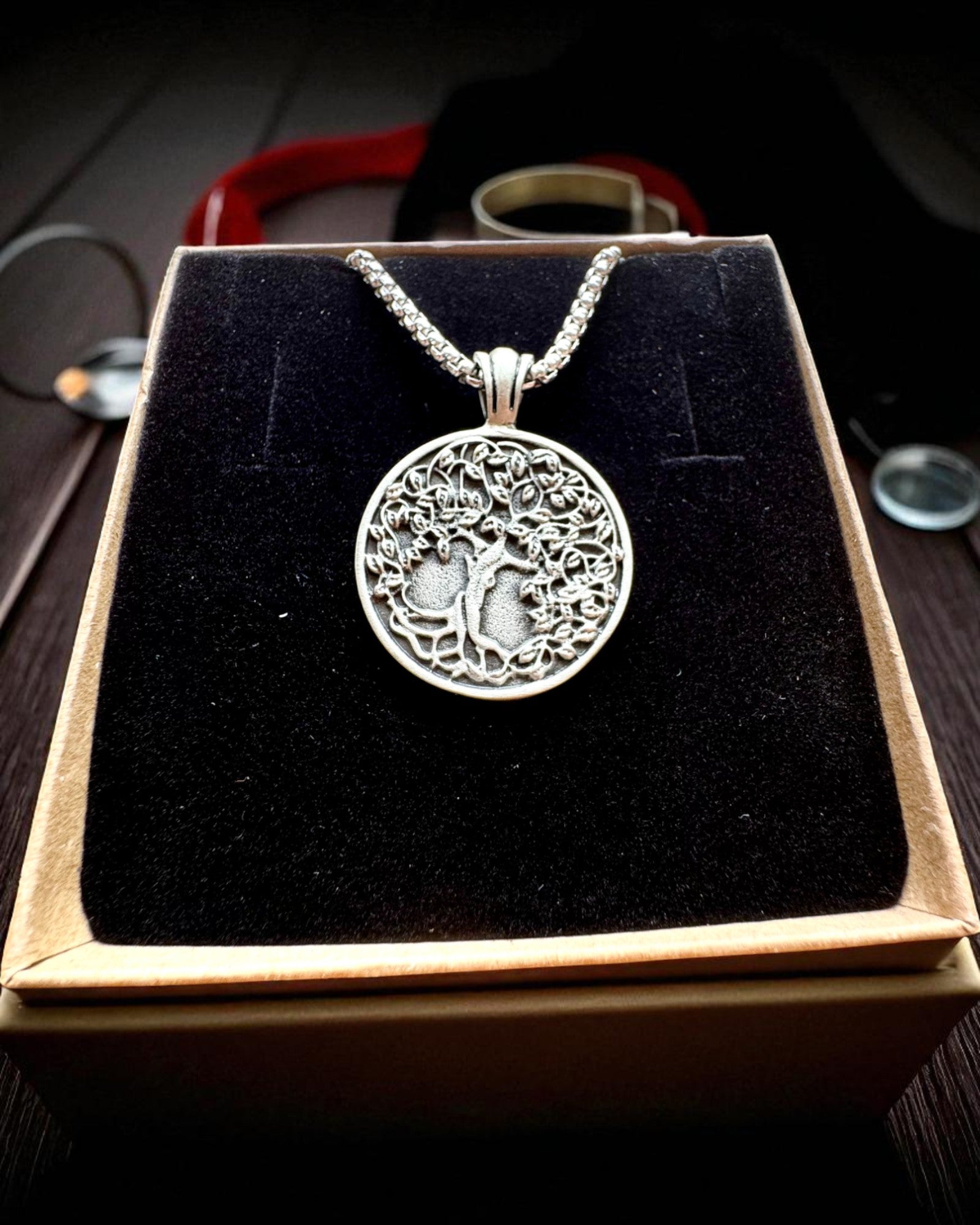 Amulet Stromu Života s Možnosťou Gravírovania - náhrdelník "Vitalita Prírody", personalizácia
