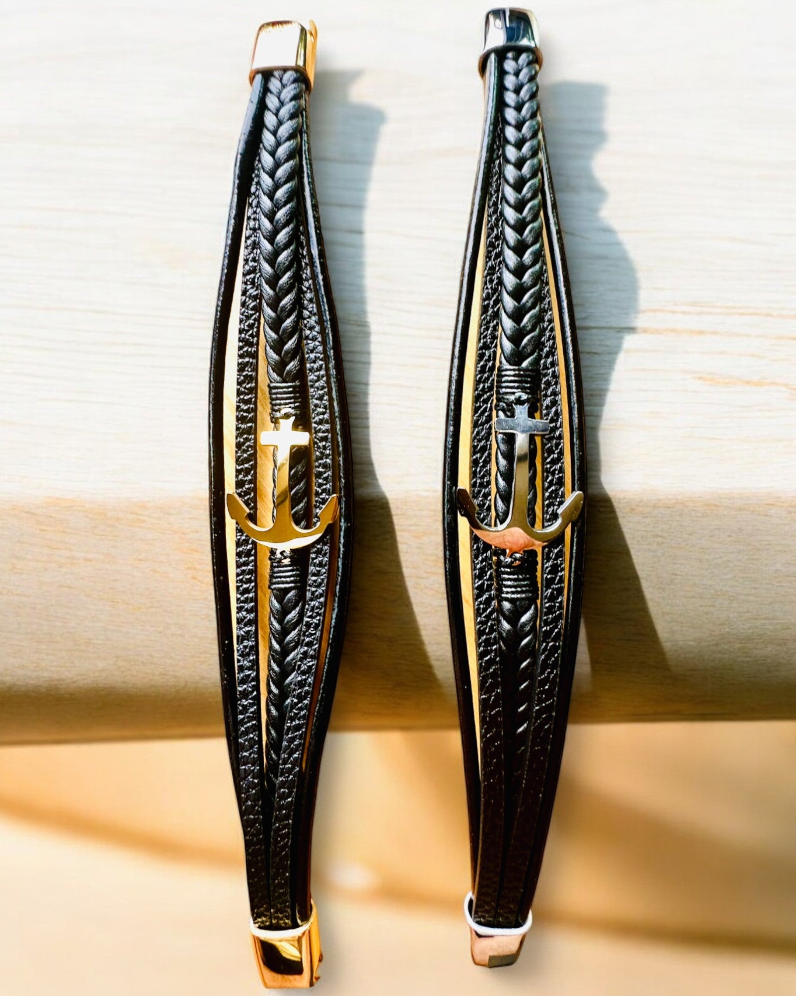 Pánsky náramok Kotva elegancie s možnosťou gravírovania na darček