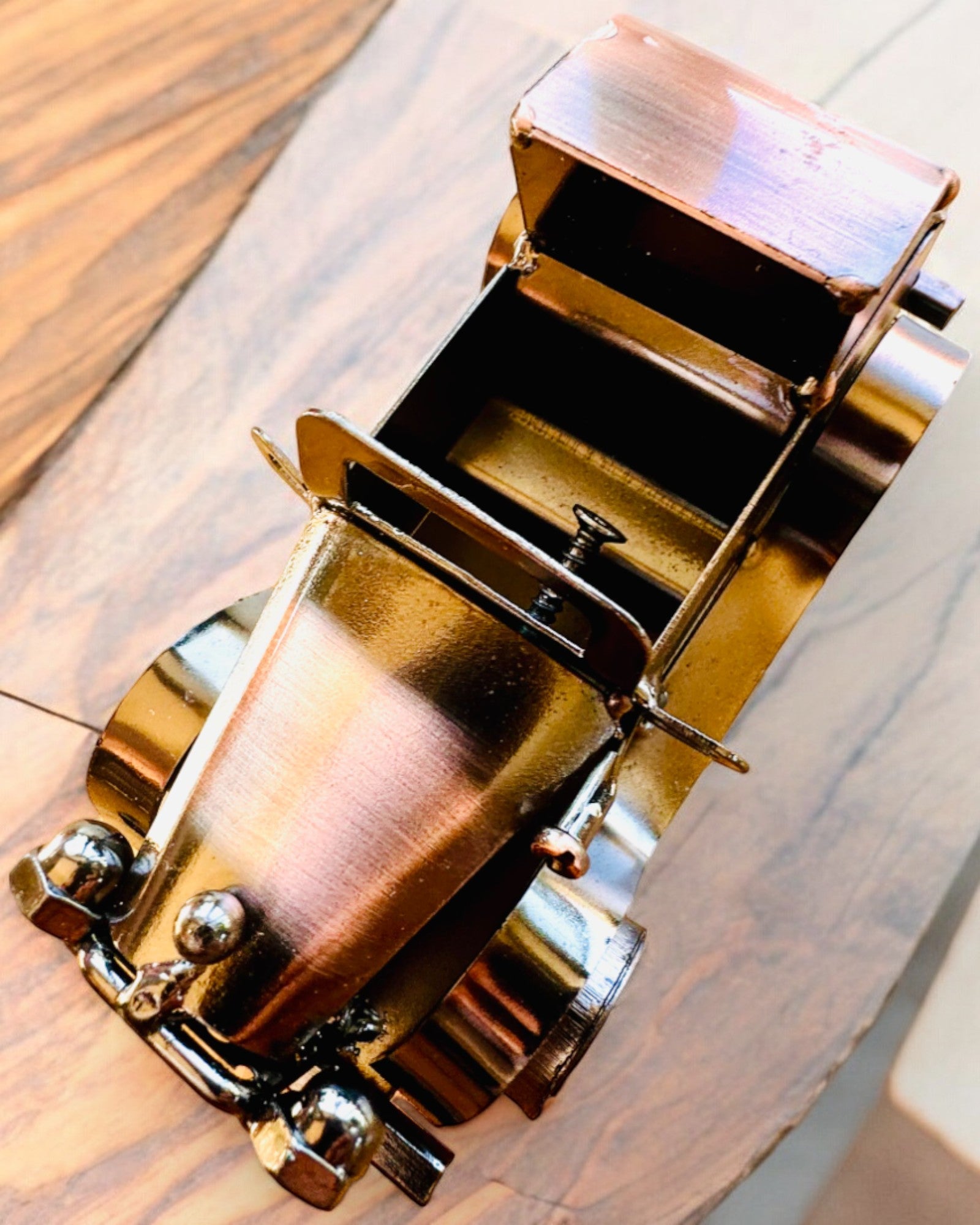 Retro Autko klasické, auto, z železa - Kolekcia "Vintage Drive", model auta, personalizácia gravírovaním na darček