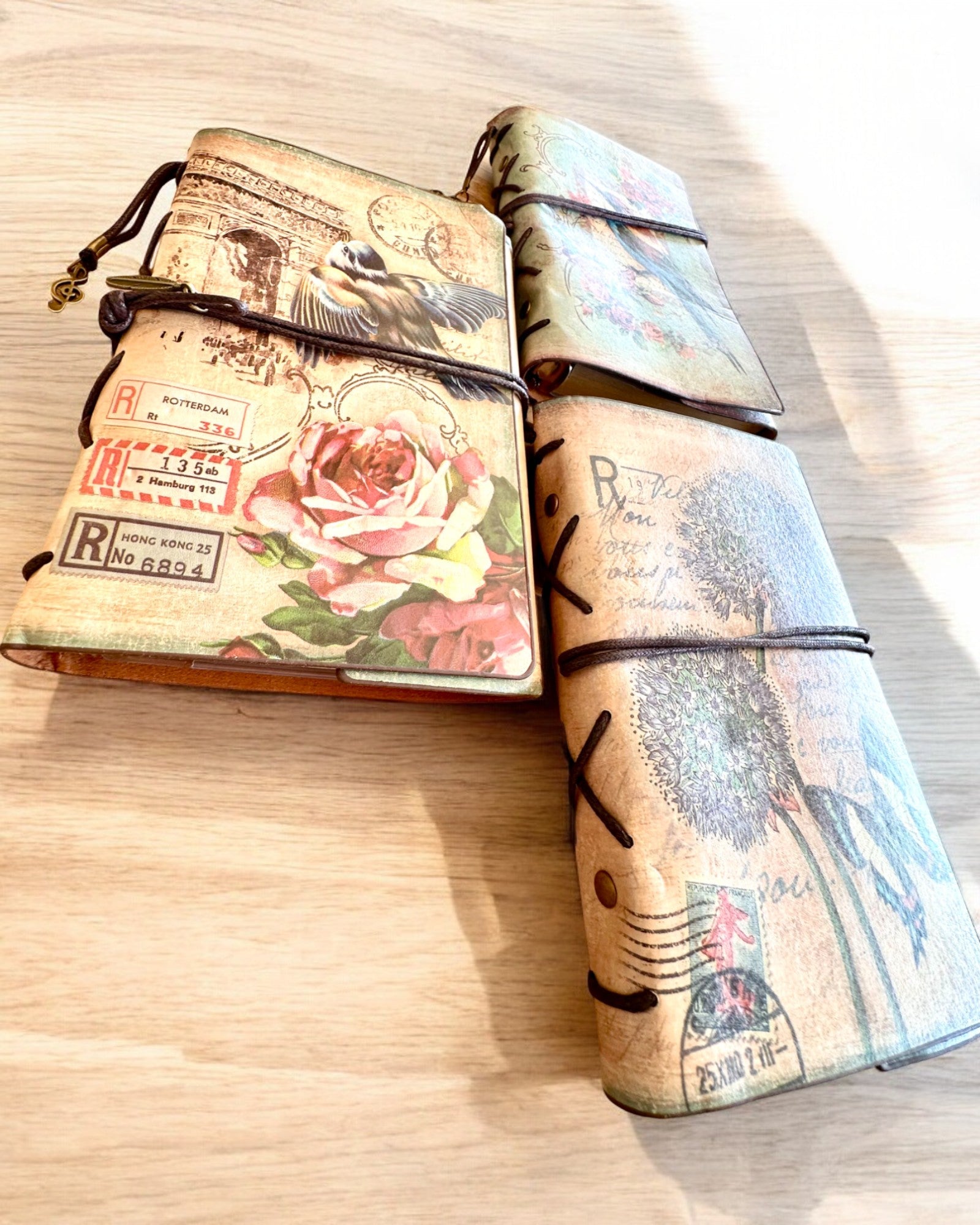 Vintage Memoire zápisník s personalizovaným gravírovaním - 3 vzory na výber, zápisník na darček