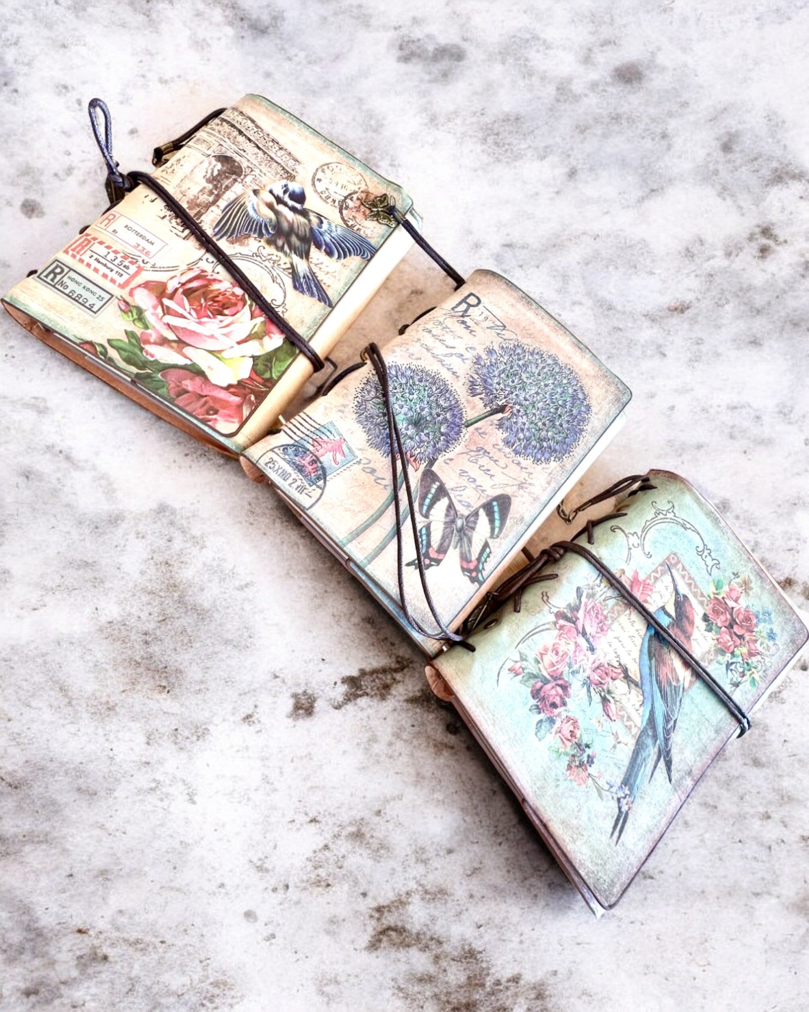 Vintage Memoire zápisník s personalizovaným gravírovaním - 3 vzory na výber, zápisník na darček