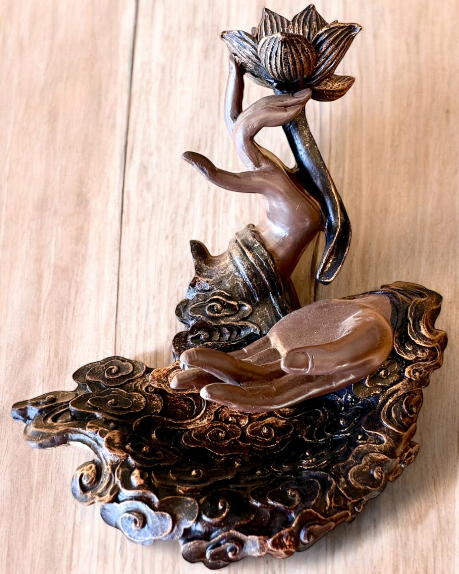 Mystická Ruka, Kadidelnica, držiak na kadidlo s Prúdením, možnosť personalizácie gravírovaním na darček