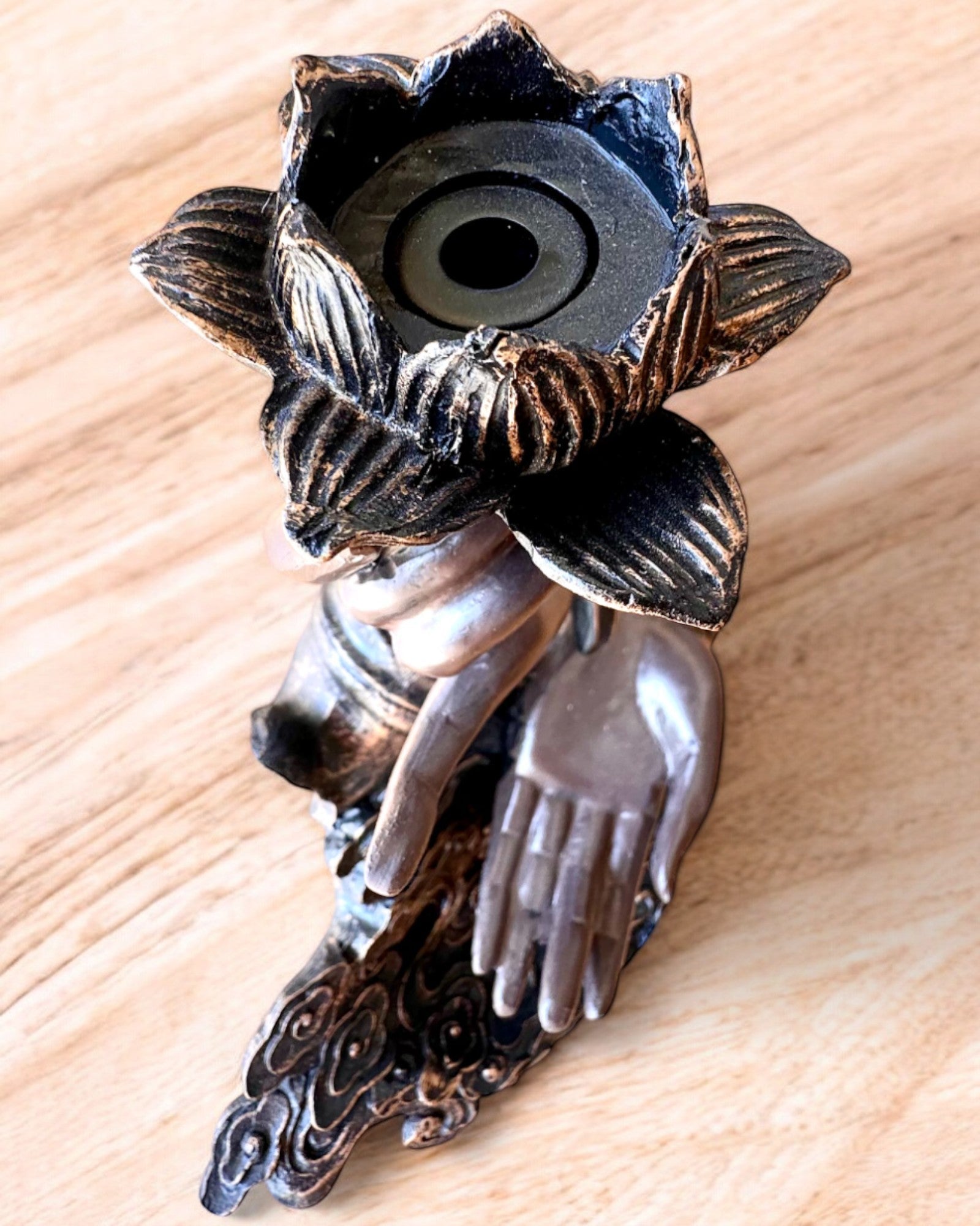 Mystická Ruka, Kadidelnica, držiak na kadidlo s Prúdením, možnosť personalizácie gravírovaním na darček