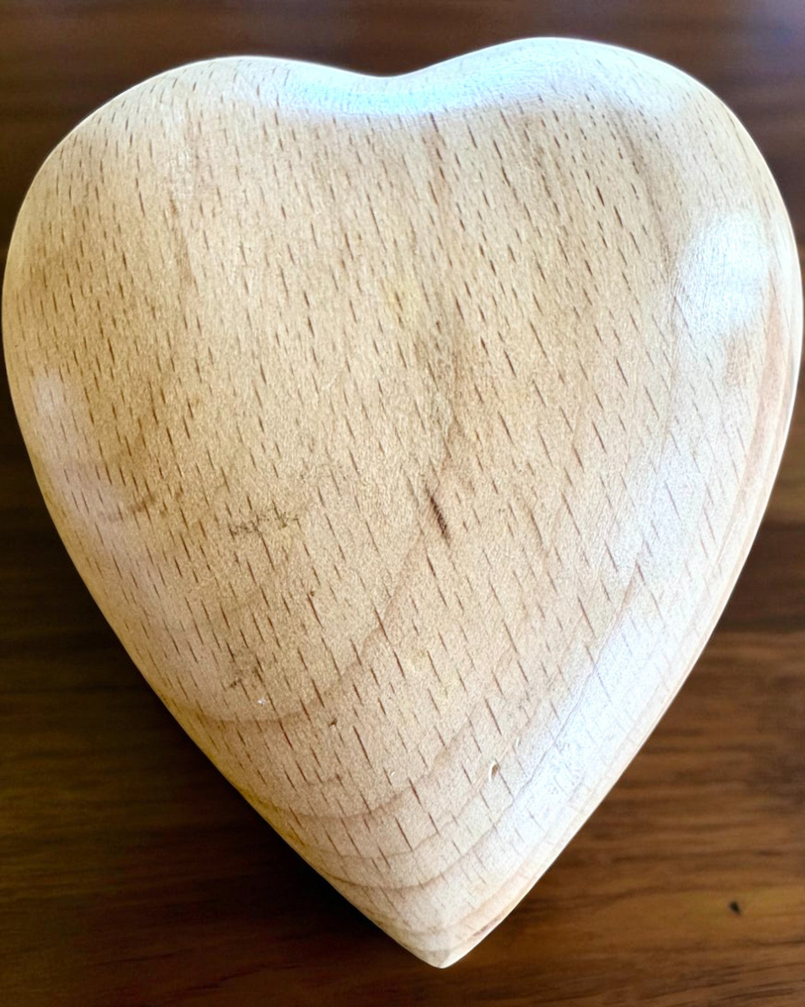 Drevené srdce, 9 cm šperkovnica na Tajný Pocit, možnosť personalizácie gravírovaním na darček