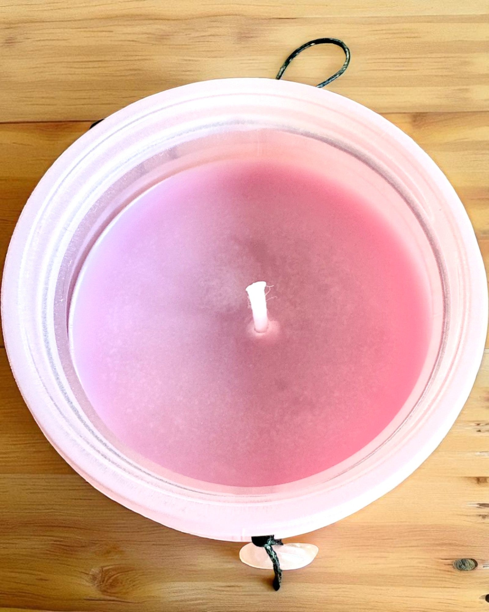 Intenčná sójová sviečka Ružový kremeň – láska, harmónia a pokoj srdca, 250 ml, možnosť personalizácie ako darček