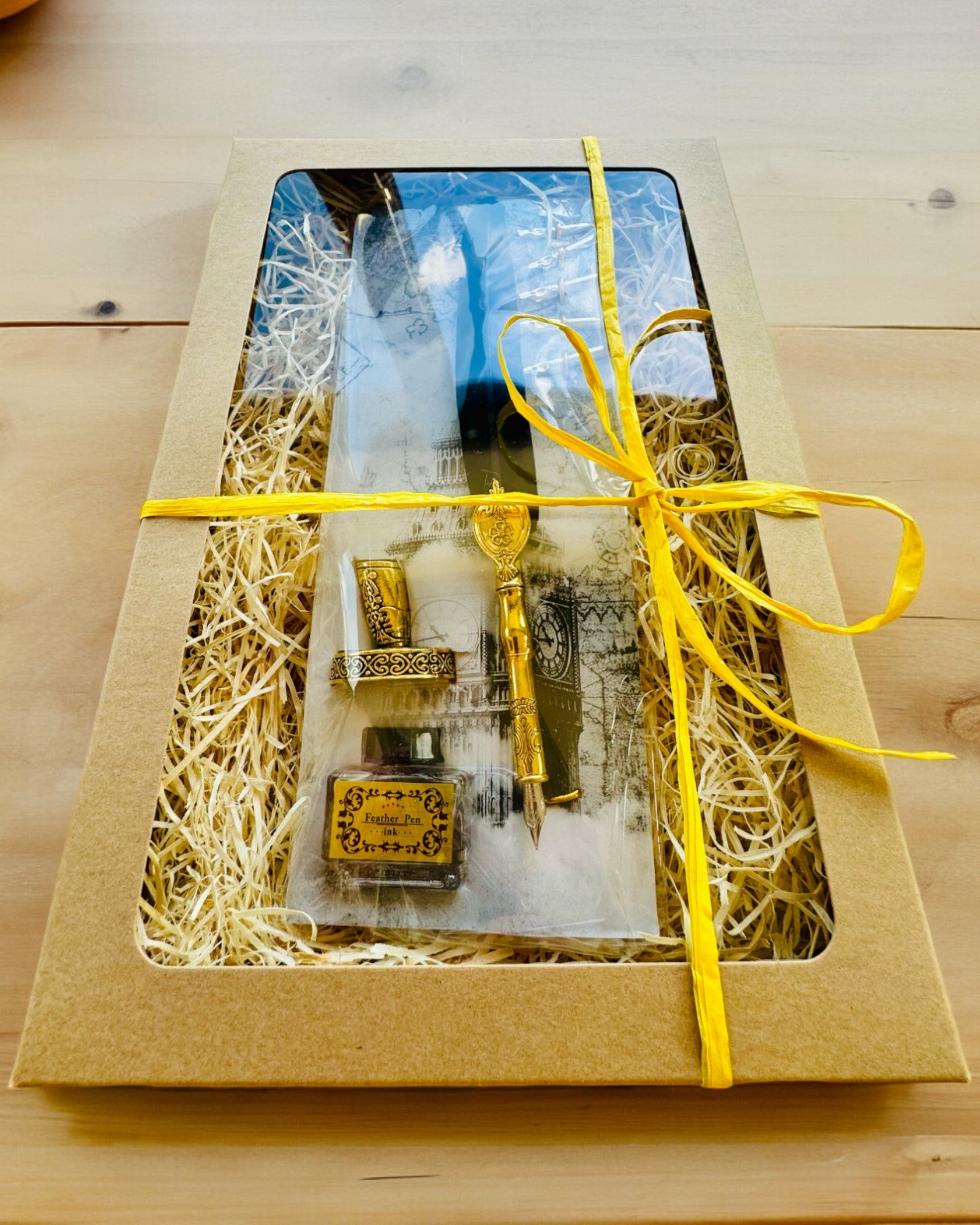 Elegantné husacie pero so súpravou príslušenstva - Royal Quill, možnosť personalizácie gravírovaním