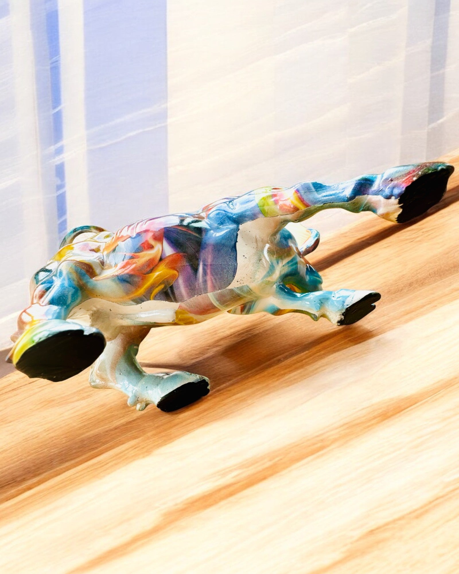 Dekoratívna socha býka "BullArt" – Unikátne umenie s možnosťou gravírovania - 4 farebné varianty, na personalizovaný darček