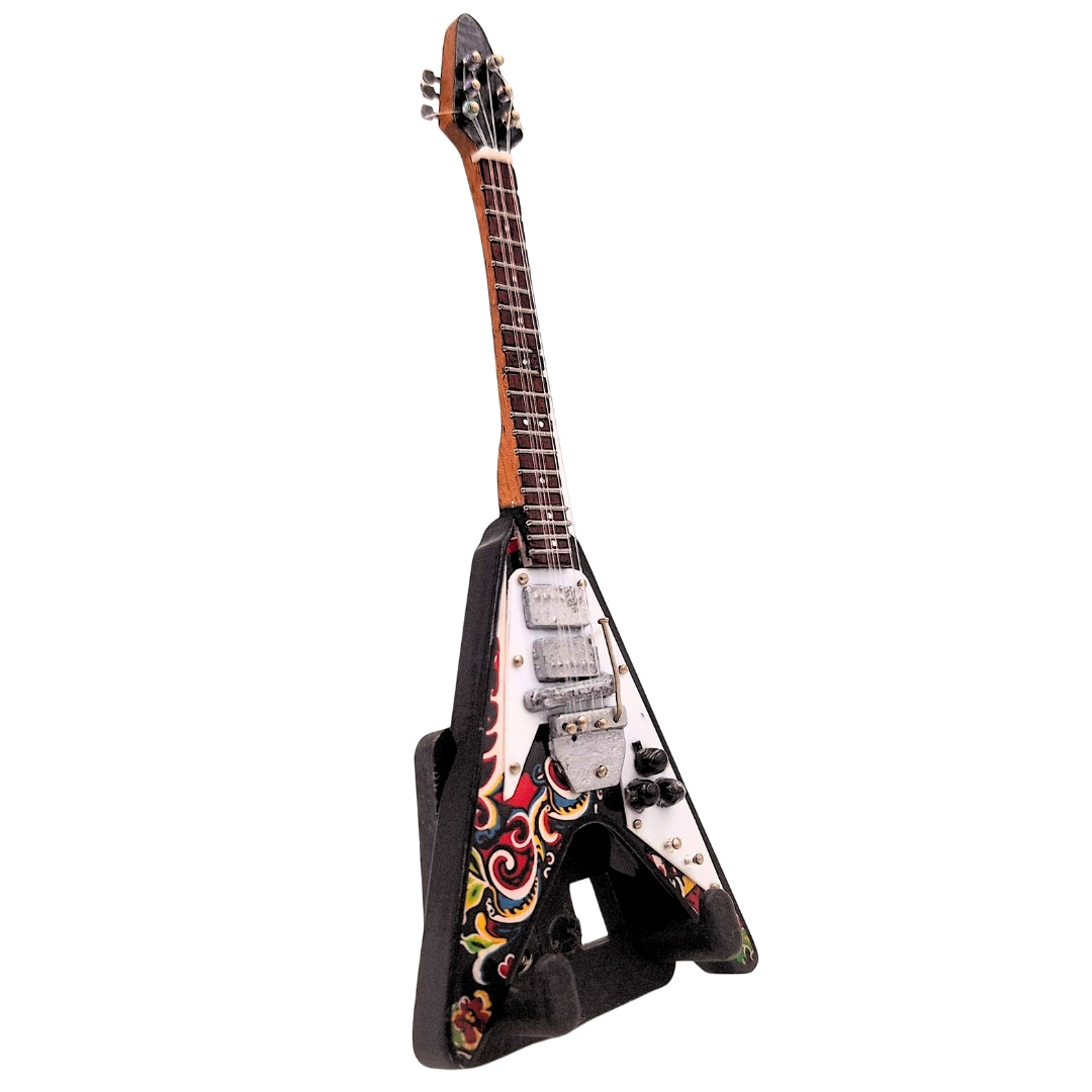 Mini gitara 15cm Jimmy Hendrix s možnosťou personalizácie gravírovaním