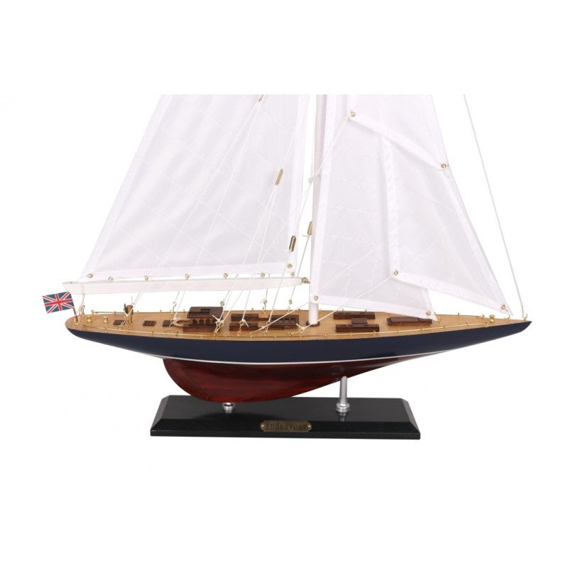Replika jachty Endeavour 70 cm s možnosťou personalizácie gravírovaním