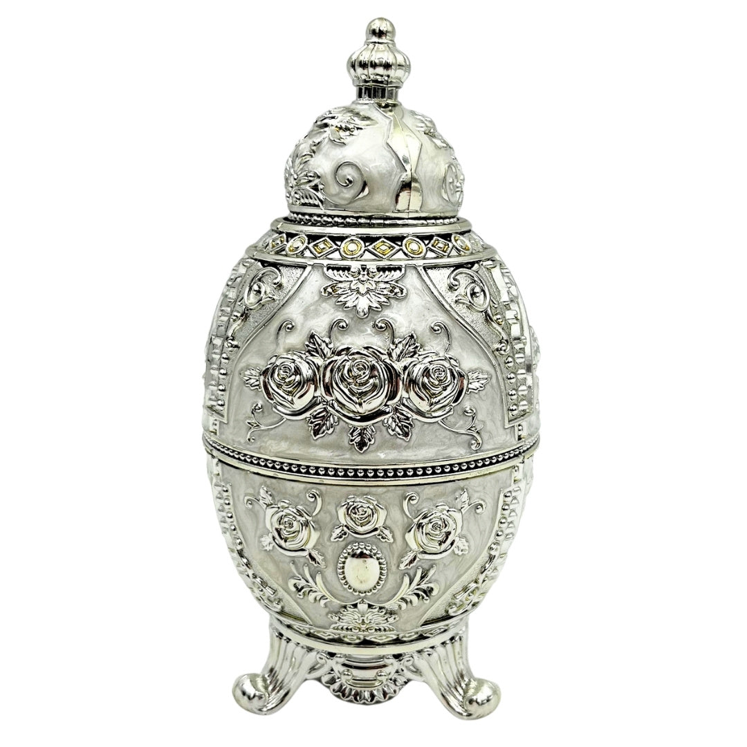 Strieborné otváracie vajce Fabergé s možnosťou gravírovania