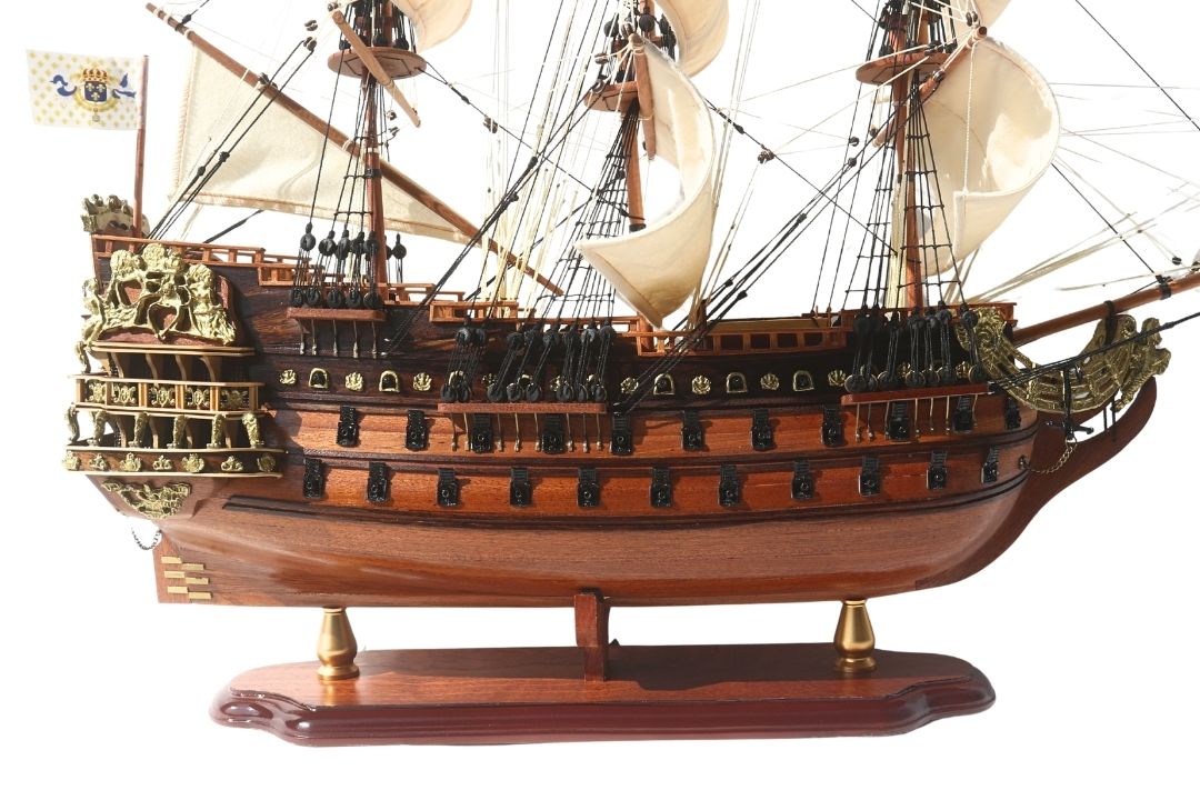 Luxusný model plachetnice lode Soleil Royal 65cm - SOL6, možnosť personalizácie gravírovaním