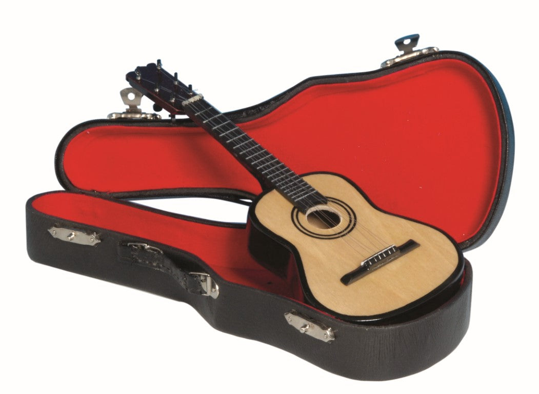 Hracia skrinka Malodia klasická gitara v čiernom puzdre s možnosťou gravírovania