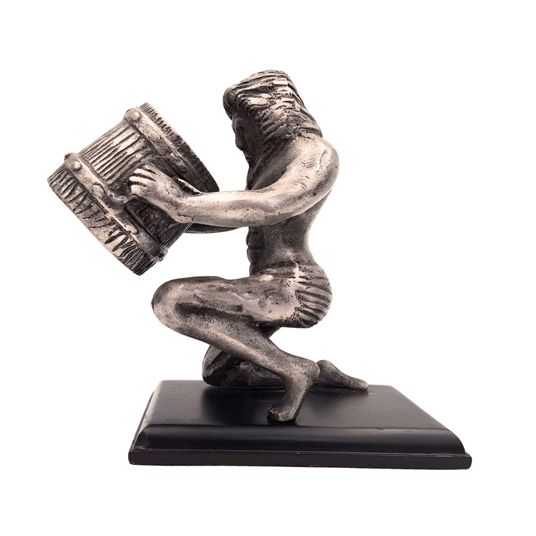 Dekoračná figúrka Vodnár AQU z hliníka, personalizované gravírovanie, ideálna ako darček, výška 18 cm, klasický štýl a art déco