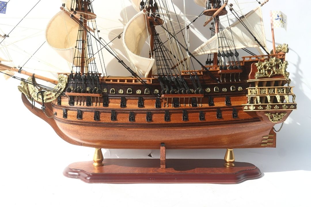 Luxusný model plachetnice lode Soleil Royal 65cm - SOL6, možnosť personalizácie gravírovaním
