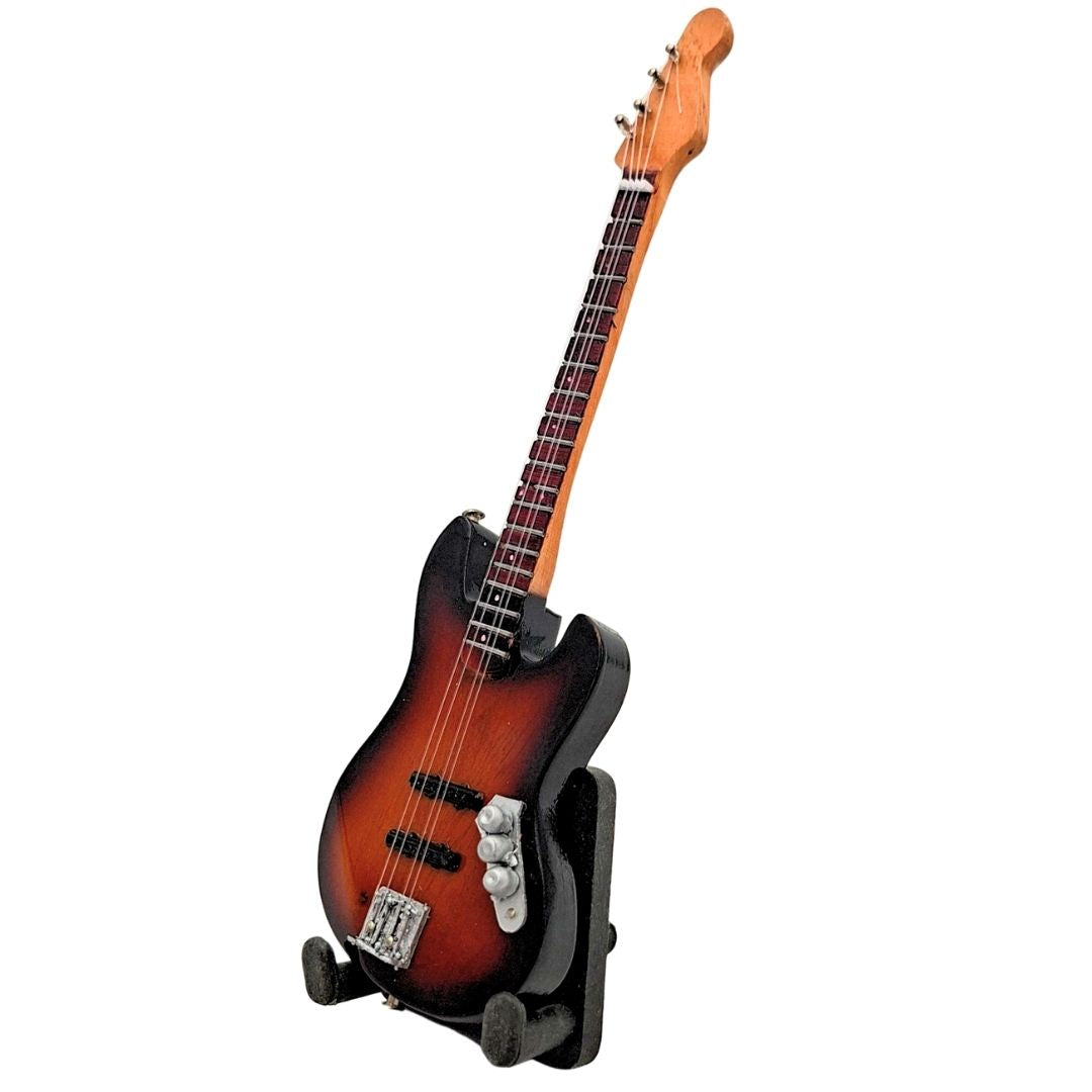Mini dekoratívna gitara 15 cm na stojane s možnosťou personalizácie gravírovaním