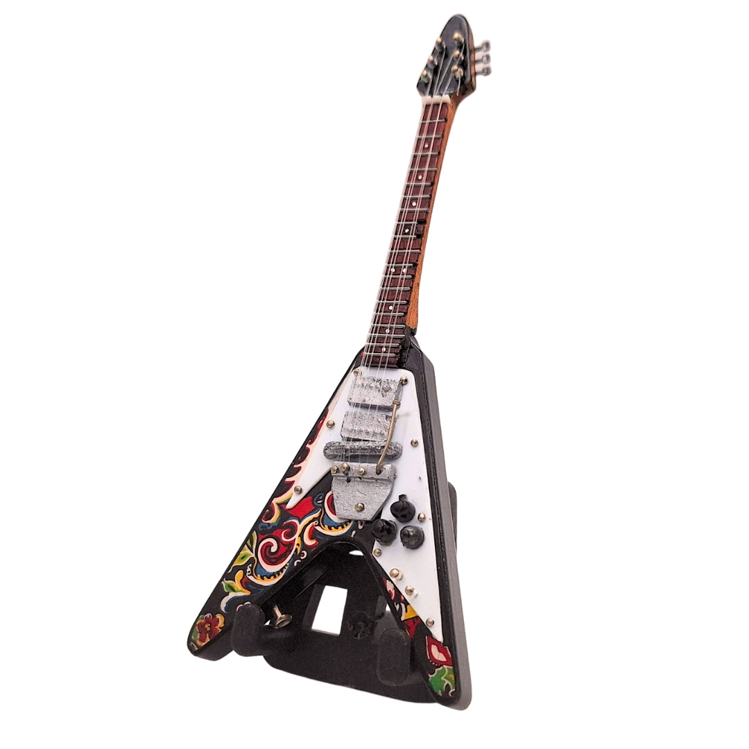 Mini gitara 15cm Jimmy Hendrix s možnosťou personalizácie gravírovaním