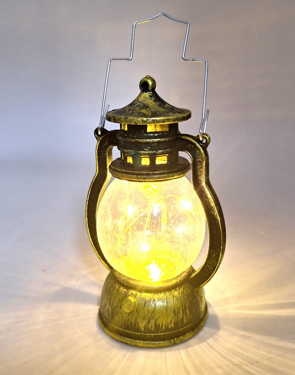 Nočná LED lampička v tvare petrolejovej lampy s možnosťou personalizácie gravírovaním, ideálna ako darček - výška 12,6 cm, šírka 5,8 cm, certifikát CE
