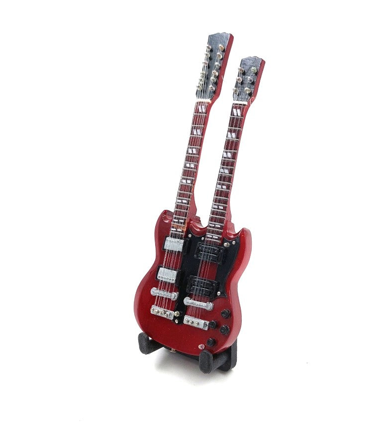 Mini gitara 15cm BMG-020 v štýle Jimmyho Pagea s možnosťou personalizácie gravírovaním
