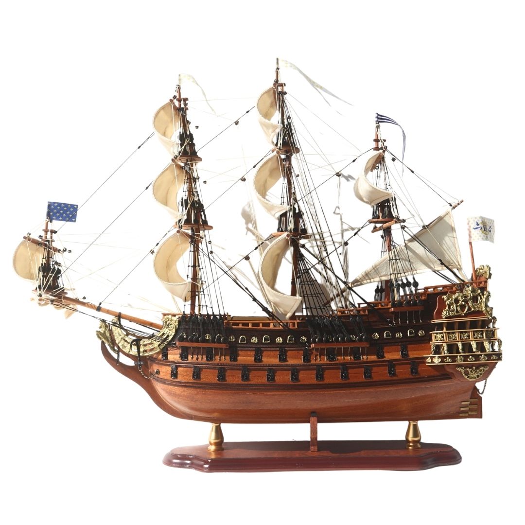 Luxusný model plachetnice lode Soleil Royal 65cm - SOL6, možnosť personalizácie gravírovaním