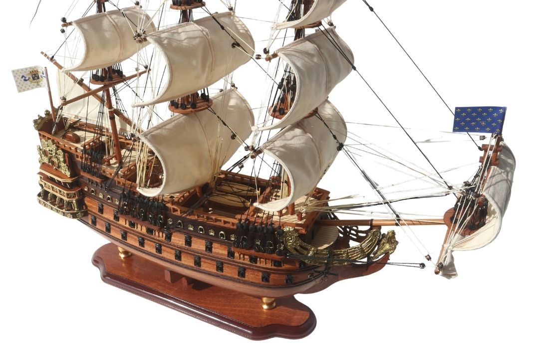 Luxusný model plachetnice lode Soleil Royal 65cm - SOL6, možnosť personalizácie gravírovaním