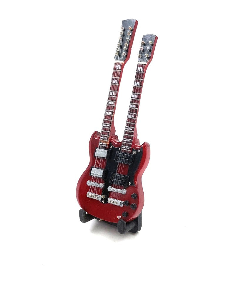 Mini gitara 15cm BMG-020 v štýle Jimmyho Pagea s možnosťou personalizácie gravírovaním
