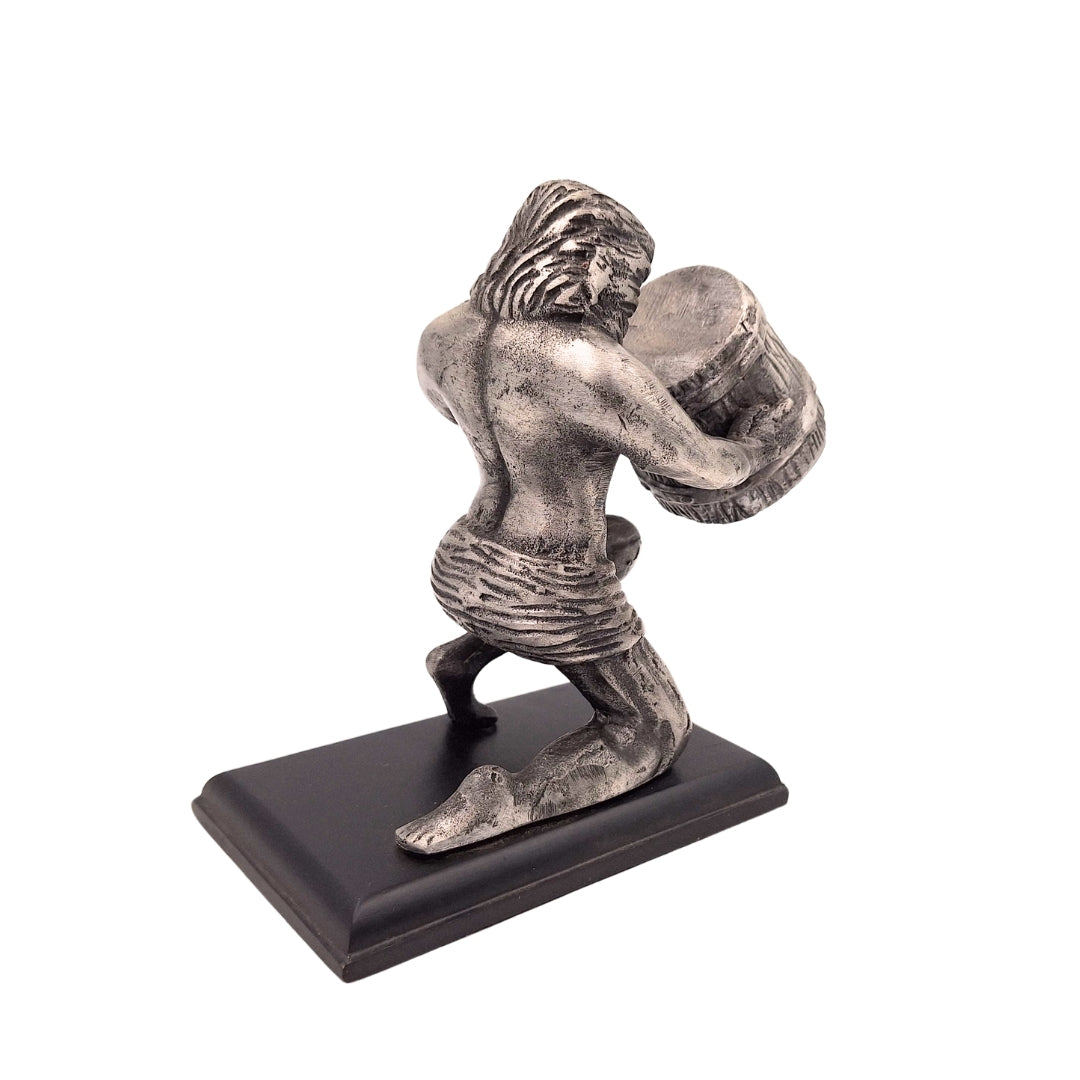 Dekoračná figúrka Vodnár AQU z hliníka, personalizované gravírovanie, ideálna ako darček, výška 18 cm, klasický štýl a art déco