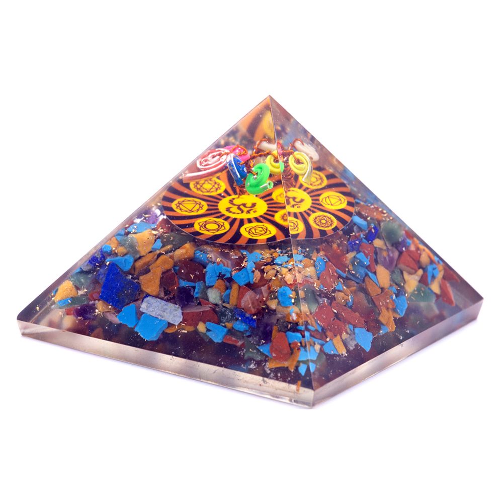 Orgonitová pyramída Om Chakra