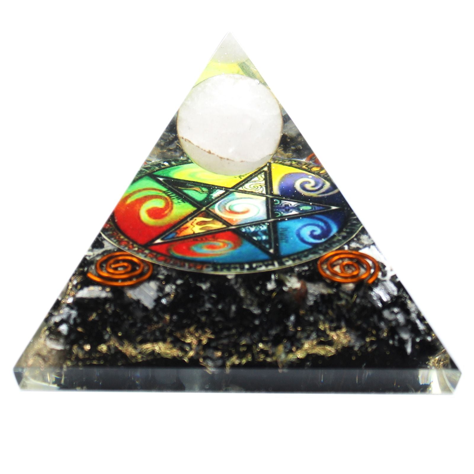 Orgonitová pyramída Midnight Pentagon