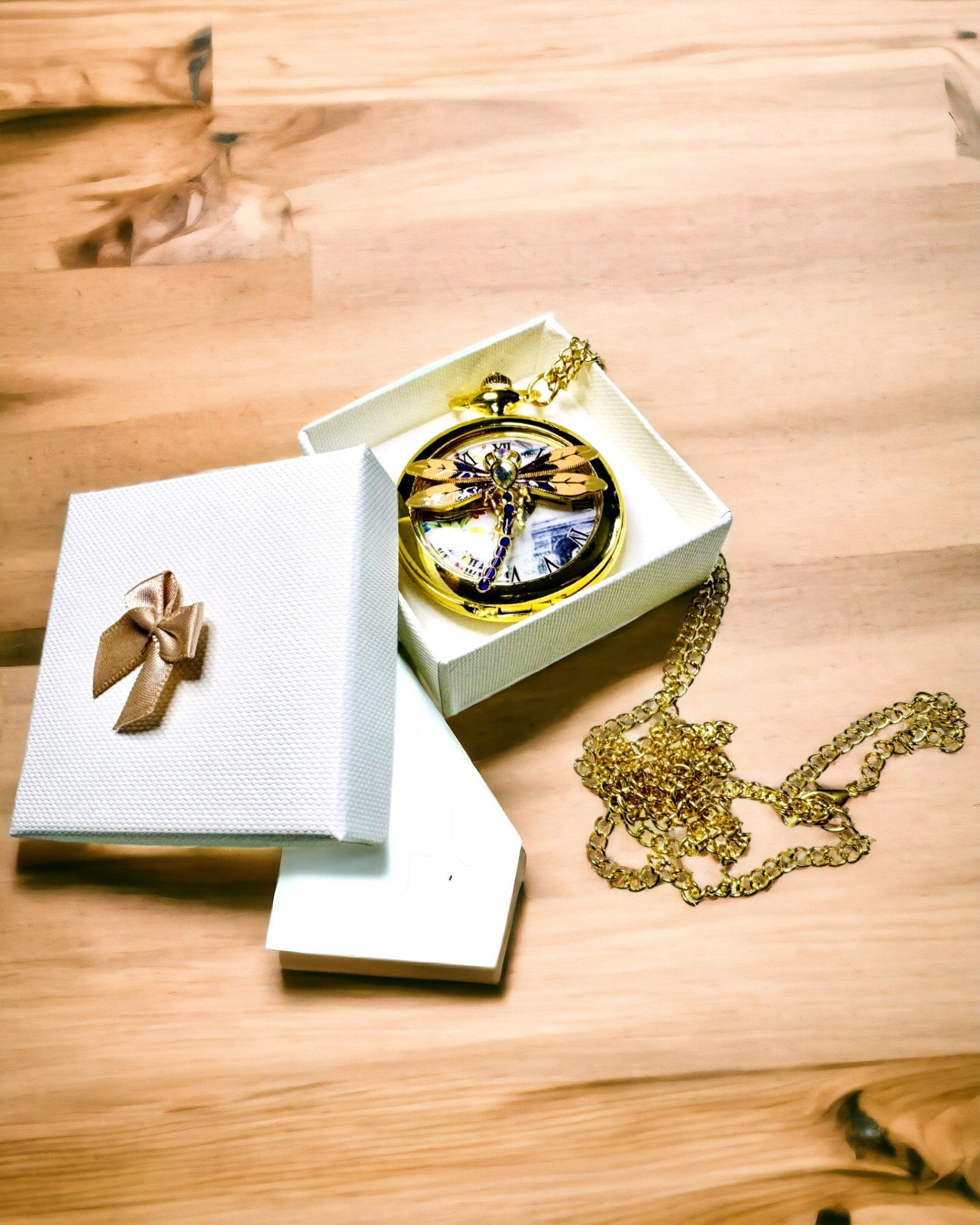 Klasické Vreckové Hodinky Vintage s Priehľadným Krytom