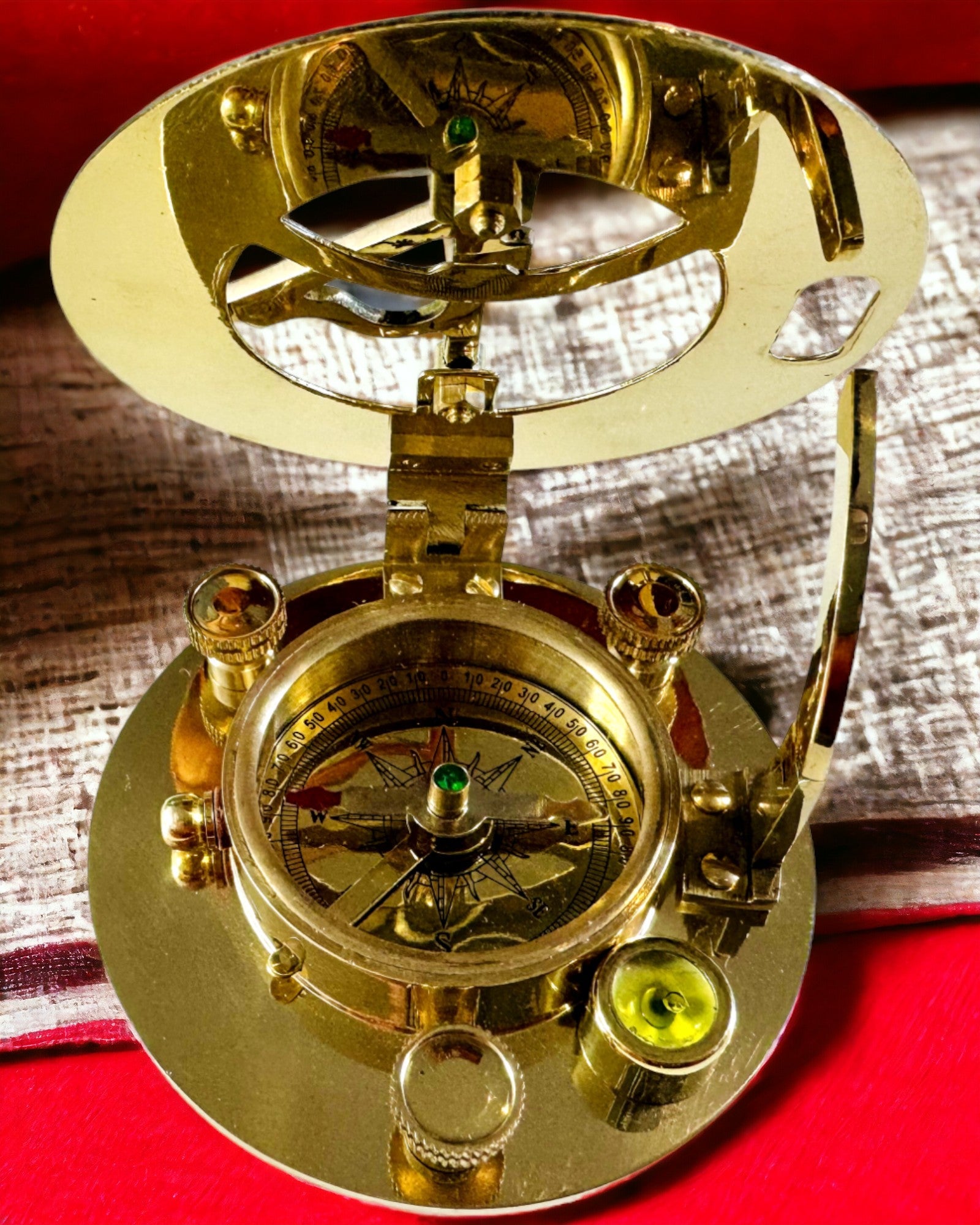 Navigačný kompas so sextantom a možnosťou personalizácie - Námornícky XL