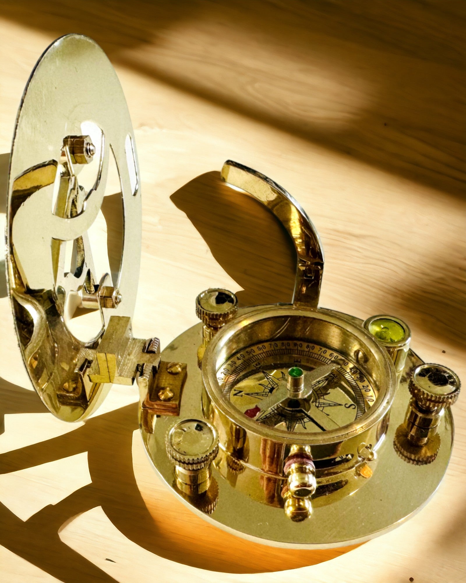 Navigačný kompas so sextantom a možnosťou personalizácie - Námornícky XL