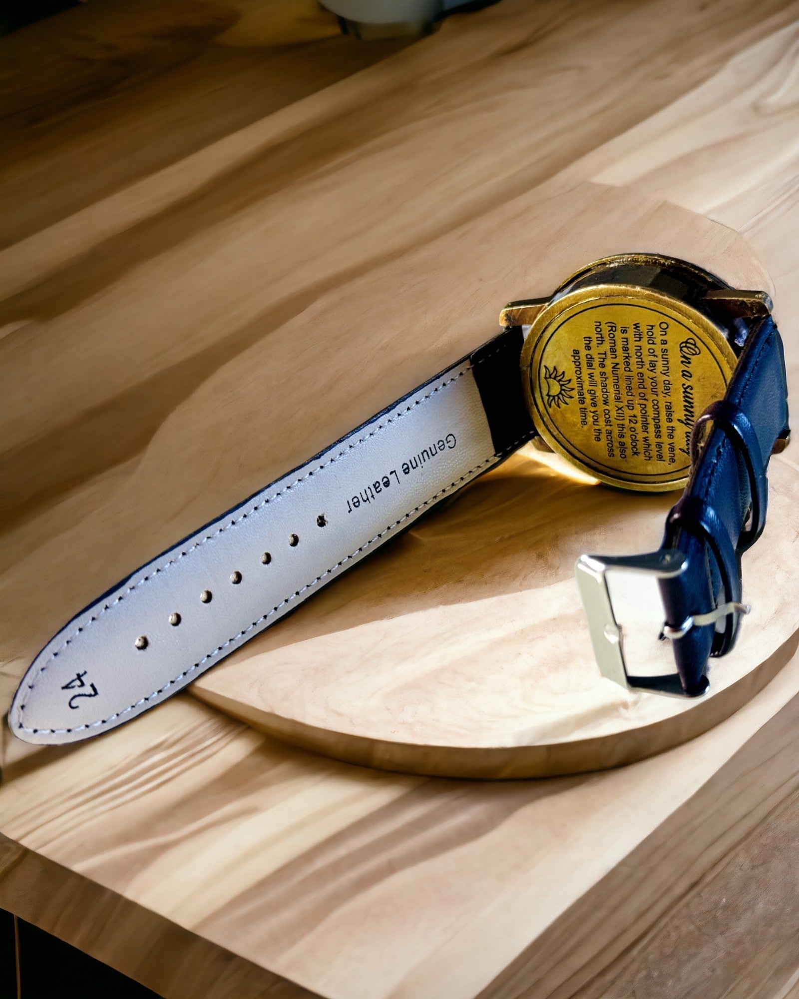 Slnečné hodiny s kompasom - Ručne vyrobené, autentické remeslo, možnosť gravírovania