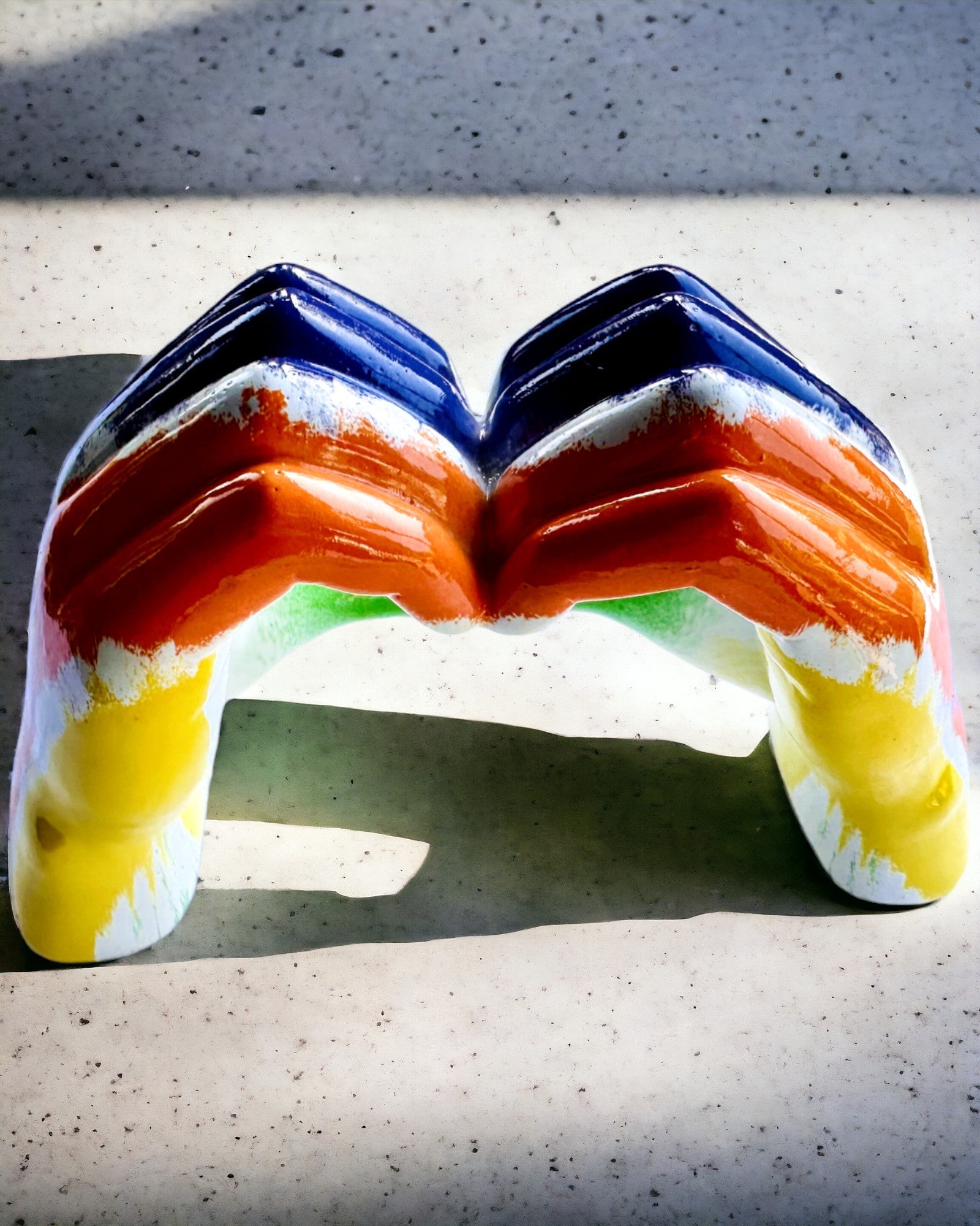 Farebné Priestorové Srdce - Dekoratívna Figúrka z Živice s možnosťou personalizácie, na darček