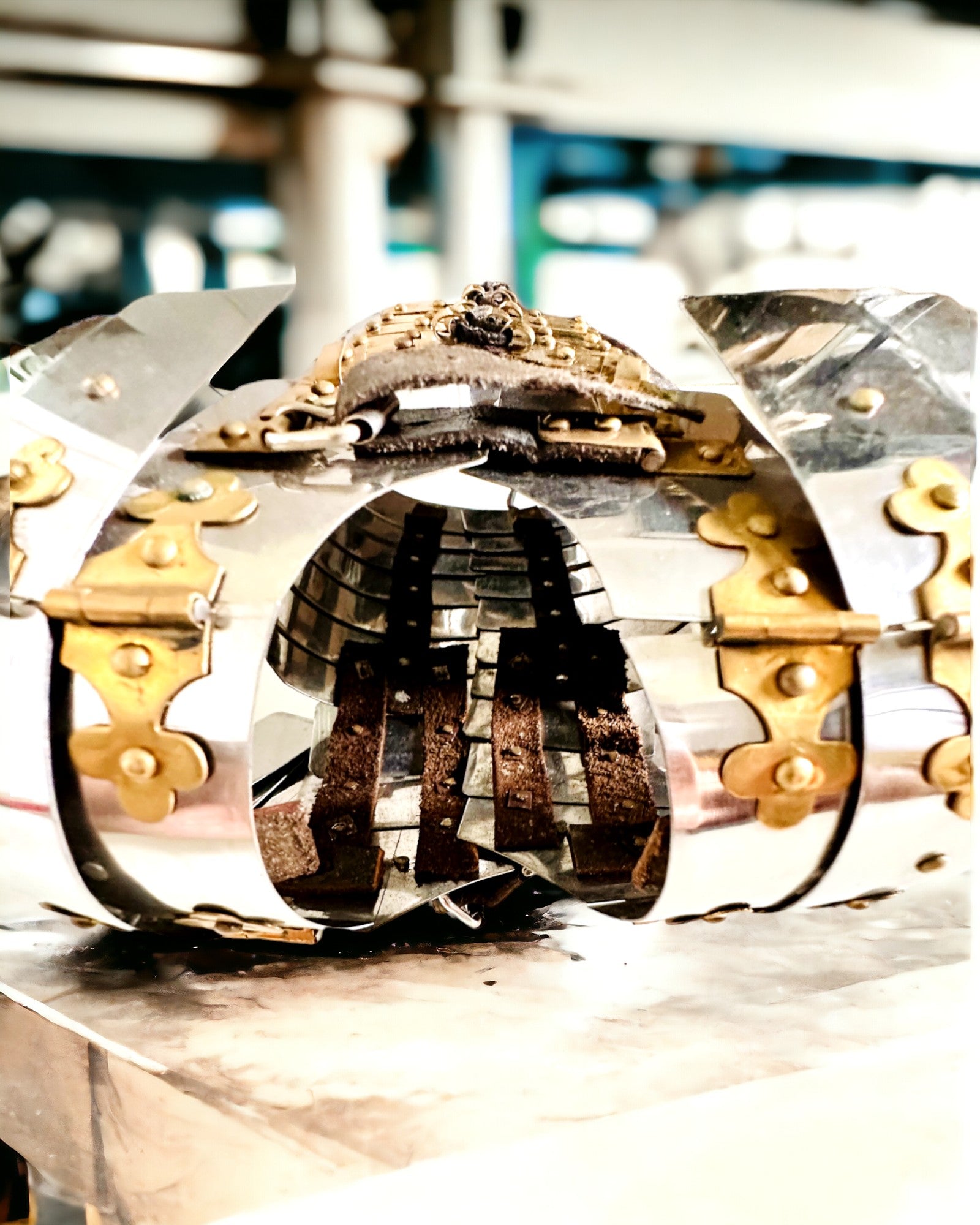 Zbroj Městského Bojovníka - Ručne Vyrobená, Možnosť Gravírovania, Výška Približne 40 cm