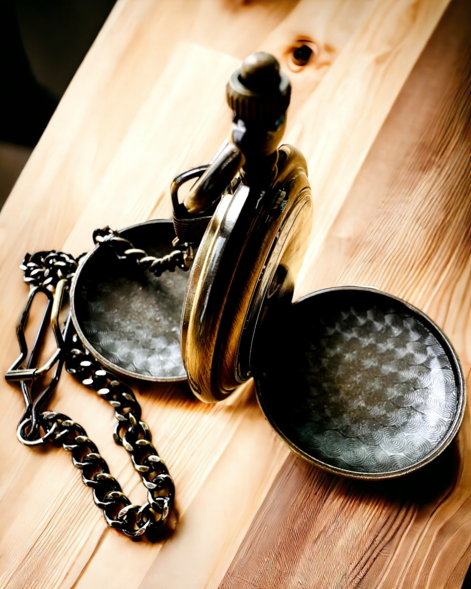 Kieszonkowy zegarek klasyczny "Vintage Elegance", kolor złoty, możliwość personalizacji grawerem