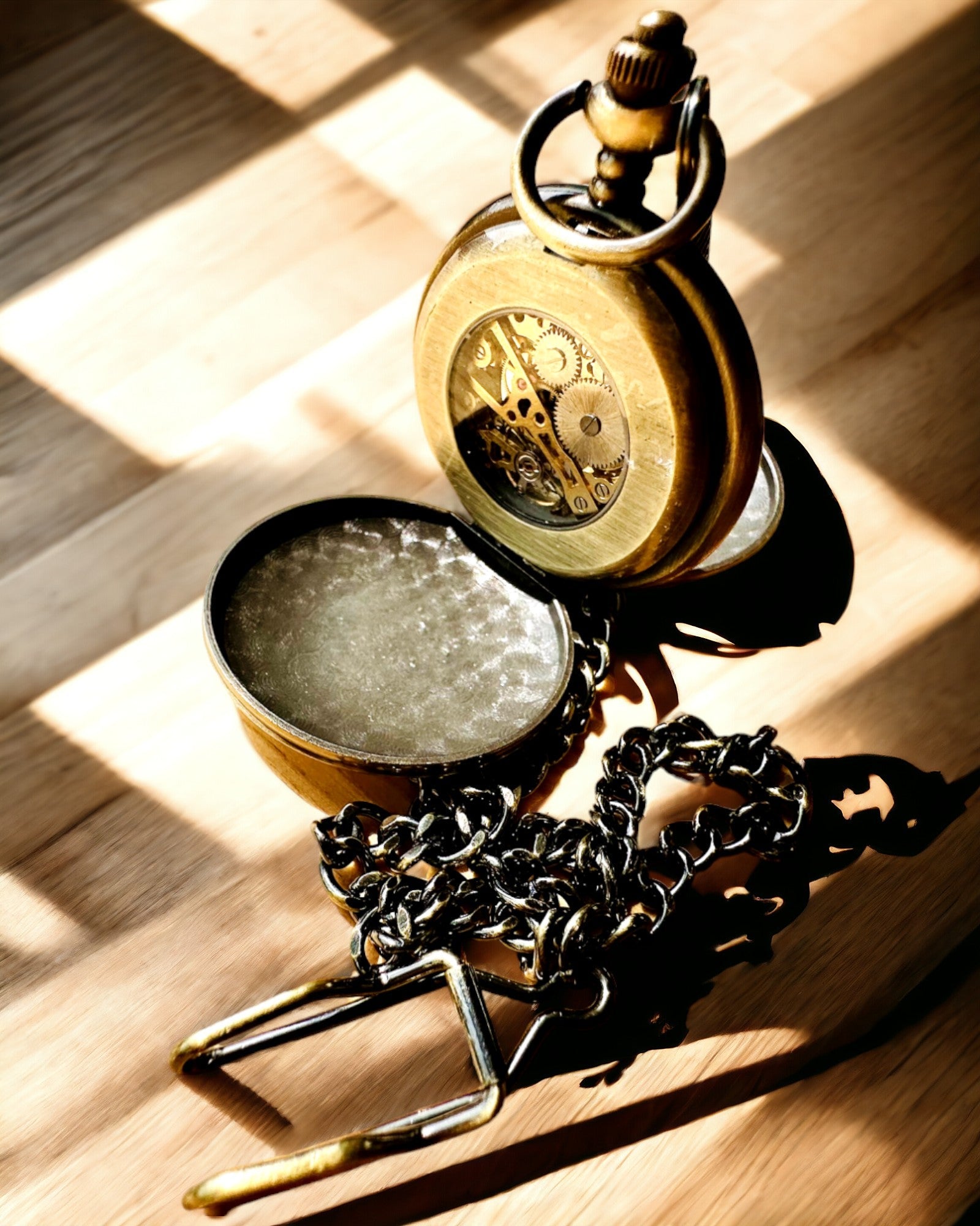 Kieszonkowy zegarek klasyczny "Vintage Elegance", kolor złoty, możliwość personalizacji grawerem