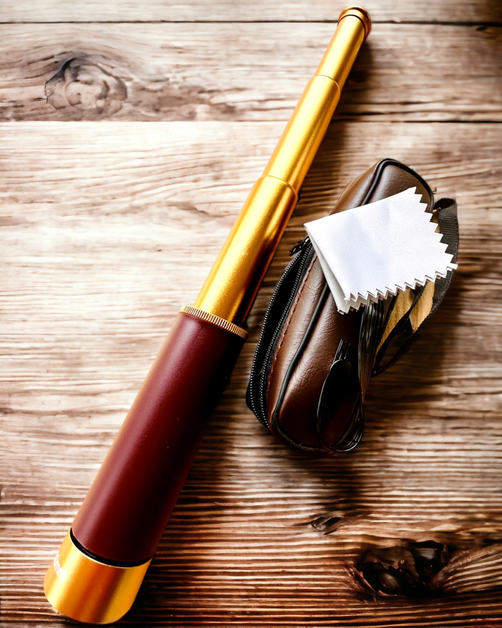 Luneta Monokulárová Explorer 25x30 - Prenosný, Skladací Ručný Teleskop, možnosť personalizácie gravírovaním