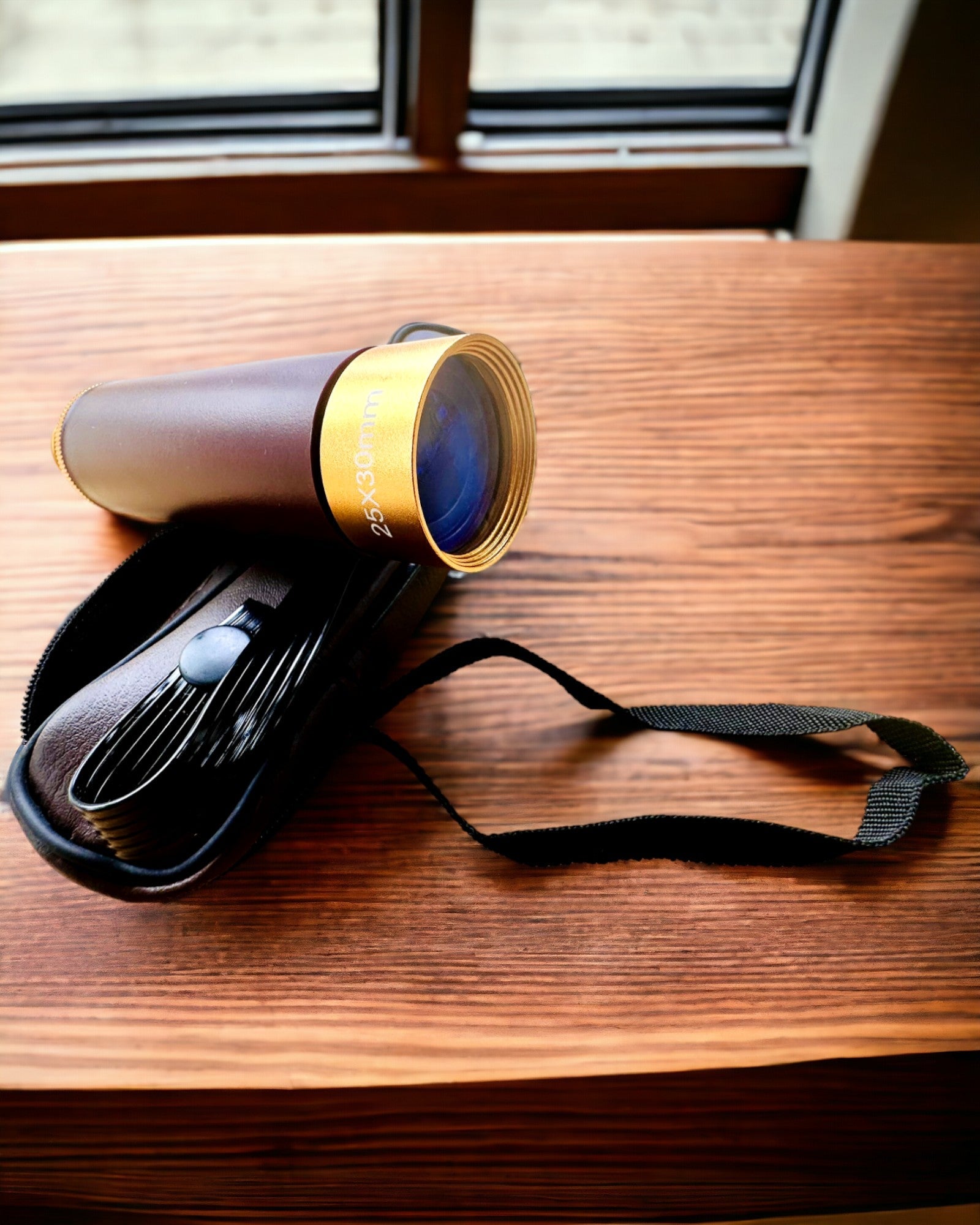 Luneta Monokulárová Explorer 25x30 - Prenosný, Skladací Ručný Teleskop, možnosť personalizácie gravírovaním