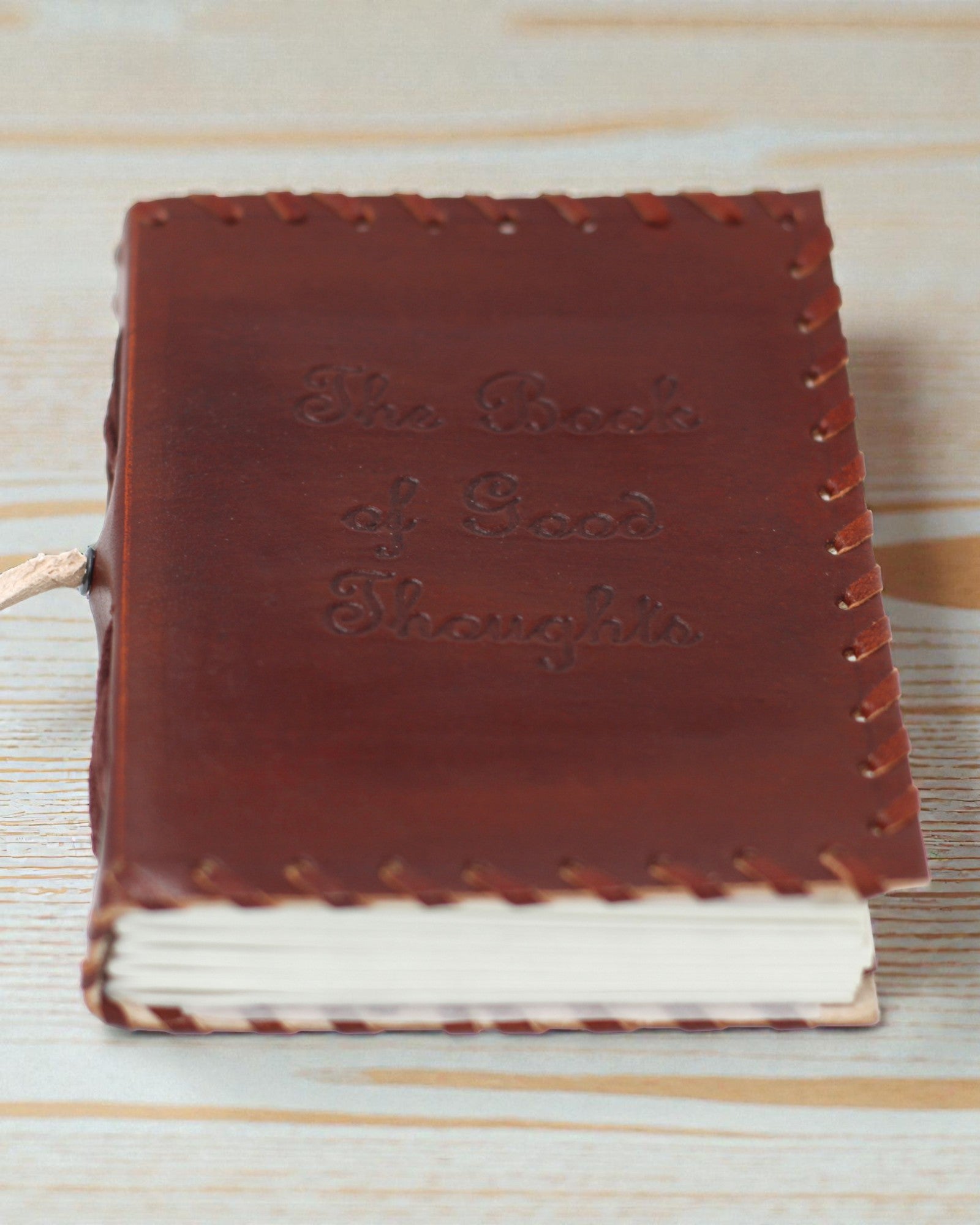 Kožený zápisník Poznámky myšlienok s obalom (38,1x25,4 cm)