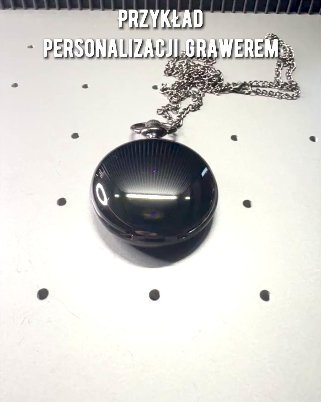 Kompas v štýle vreckových hodiniek "Navigator" - Farba tmavý kov