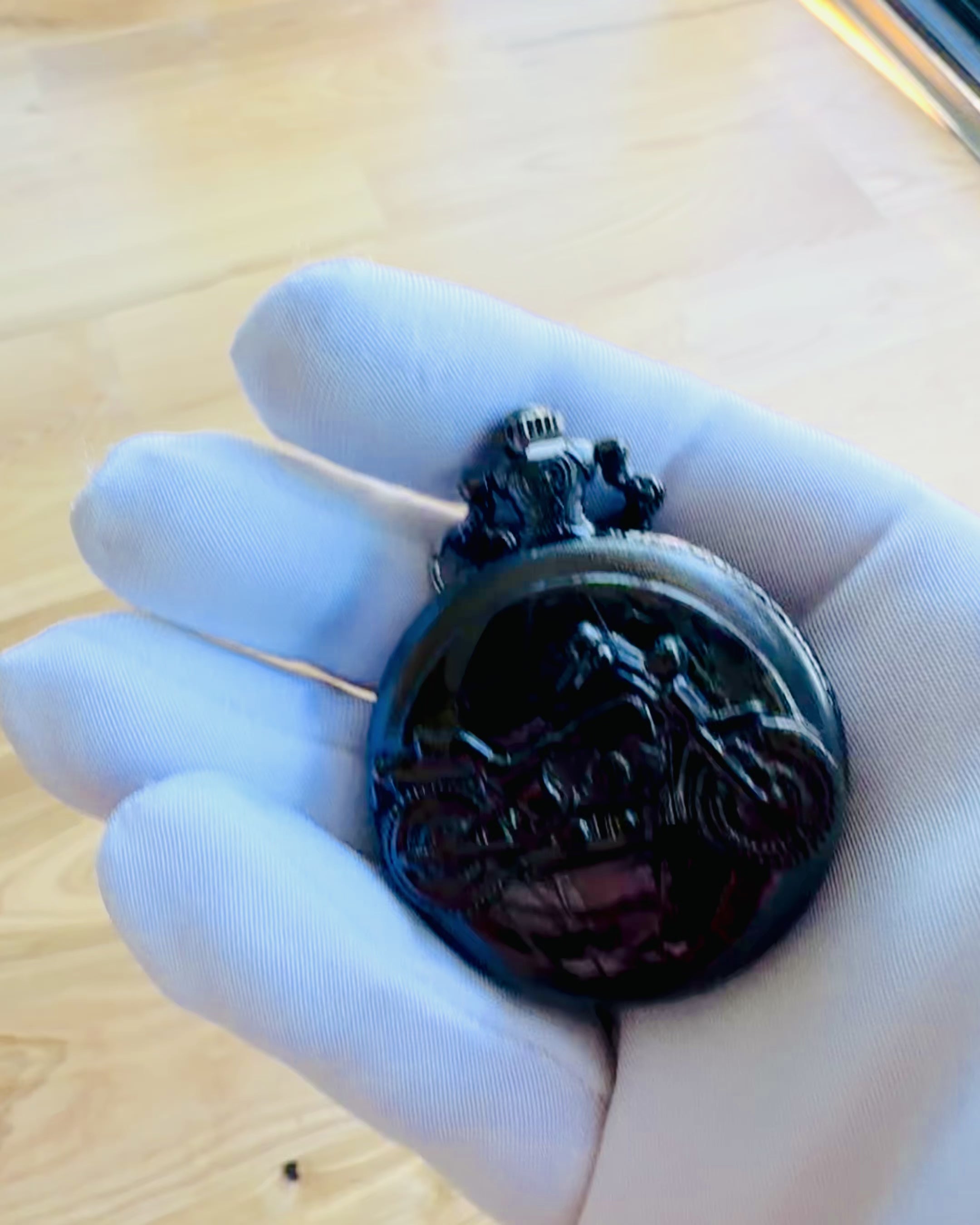 Elegantné Vreckové Hodinky Motocyklová Vášeň, možnosť personalizácie gravírovaním