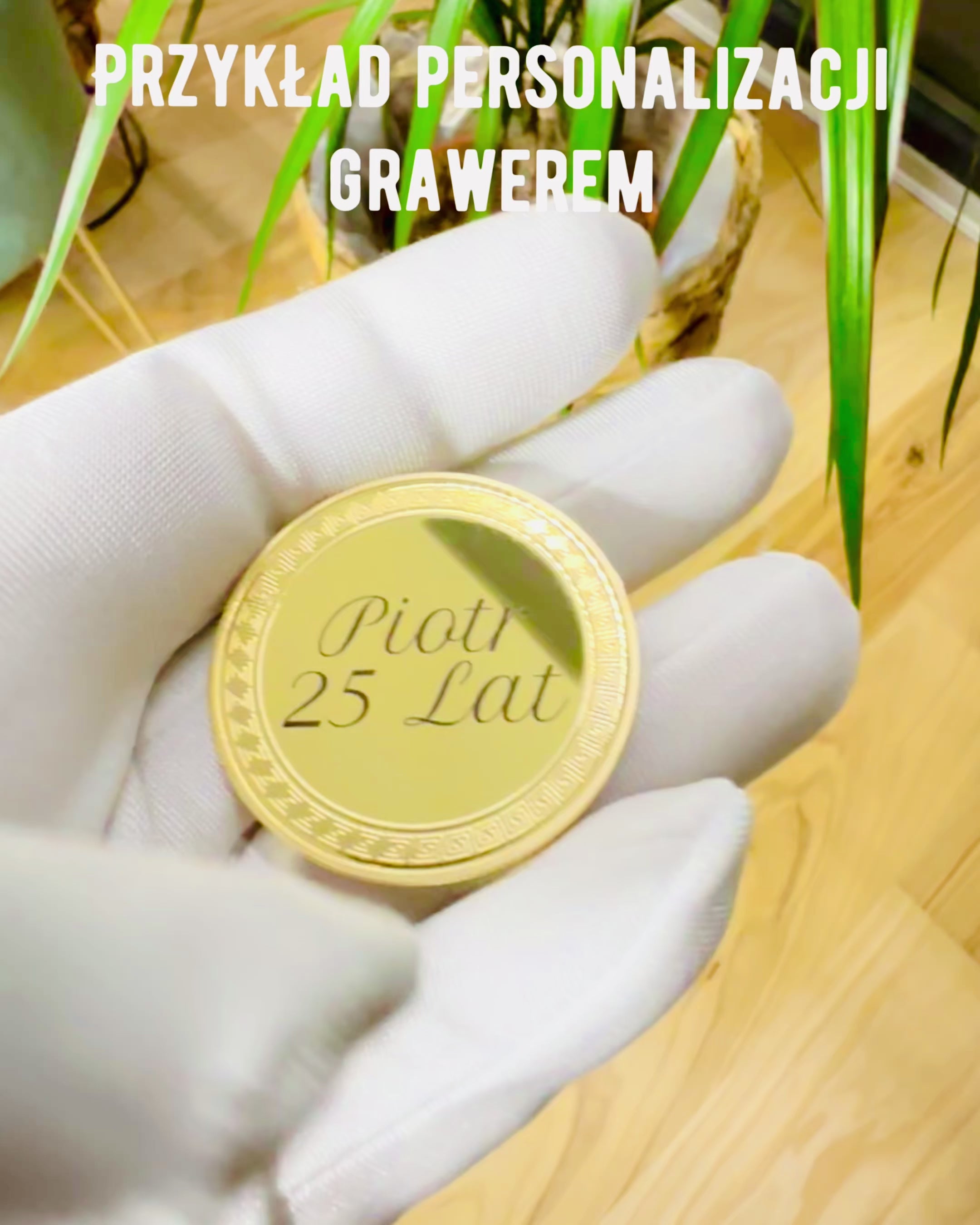 Prázdna Minca Výzvy s Možnosťou Personalizácie Gravírovaním – Zberateľská, 40mm, štyri modely