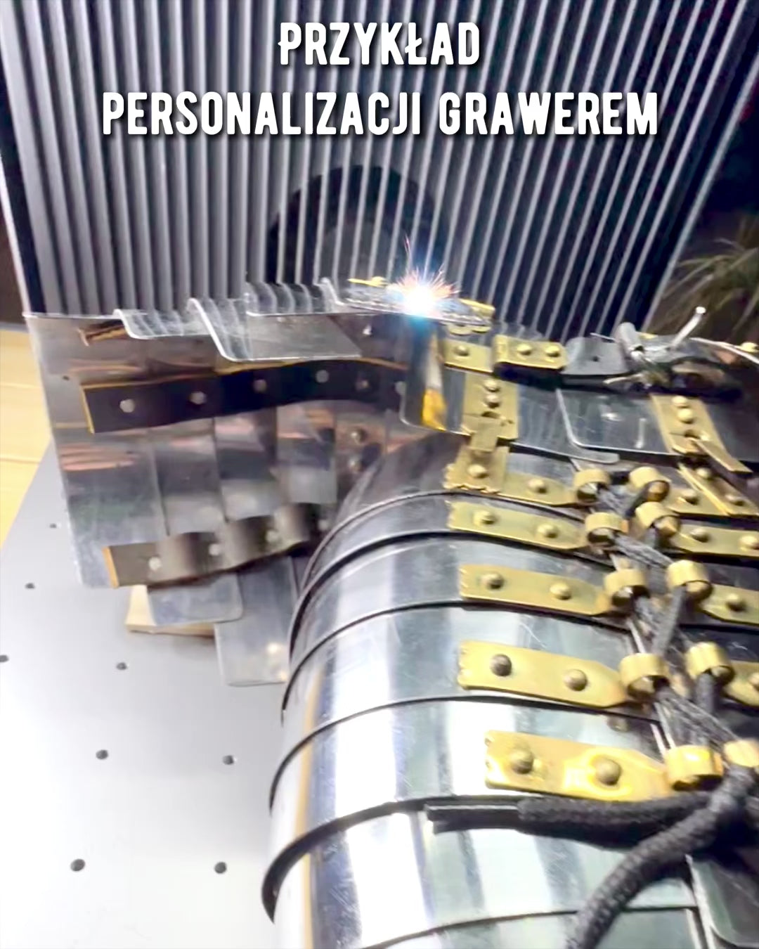 Zbroj Městského Bojovníka - Ručne Vyrobená, Možnosť Gravírovania, Výška Približne 40 cm