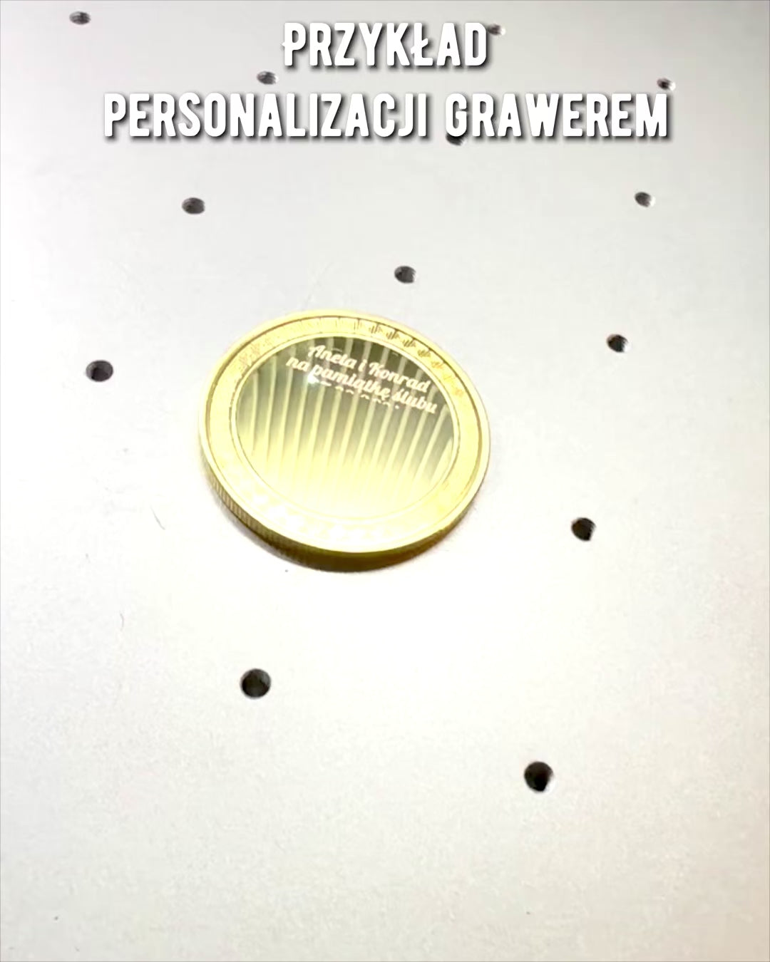 Prázdna Minca Výzvy s Možnosťou Personalizácie Gravírovaním – Zberateľská, 40mm, štyri modely