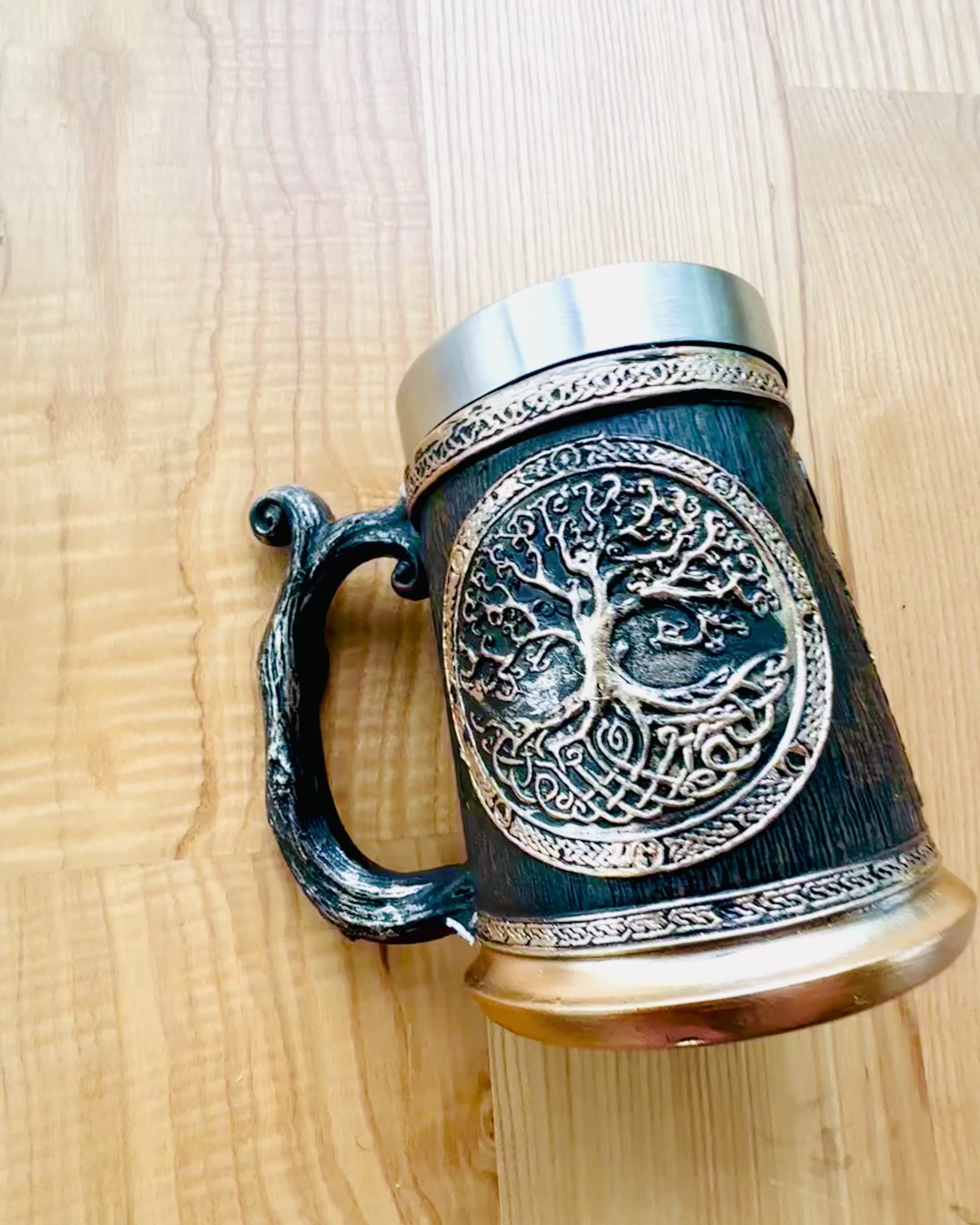 Nordycki Pohár Strom Sveta - Majstrovské Vyhotovenie, 600 ml, možnosť personalizácie gravírovaním