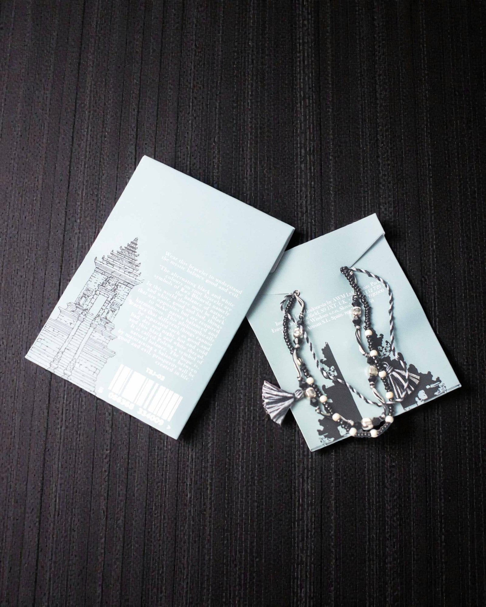 Świątynna Bransoletka Sznurkowa Yin Yang – Równowaga Natury