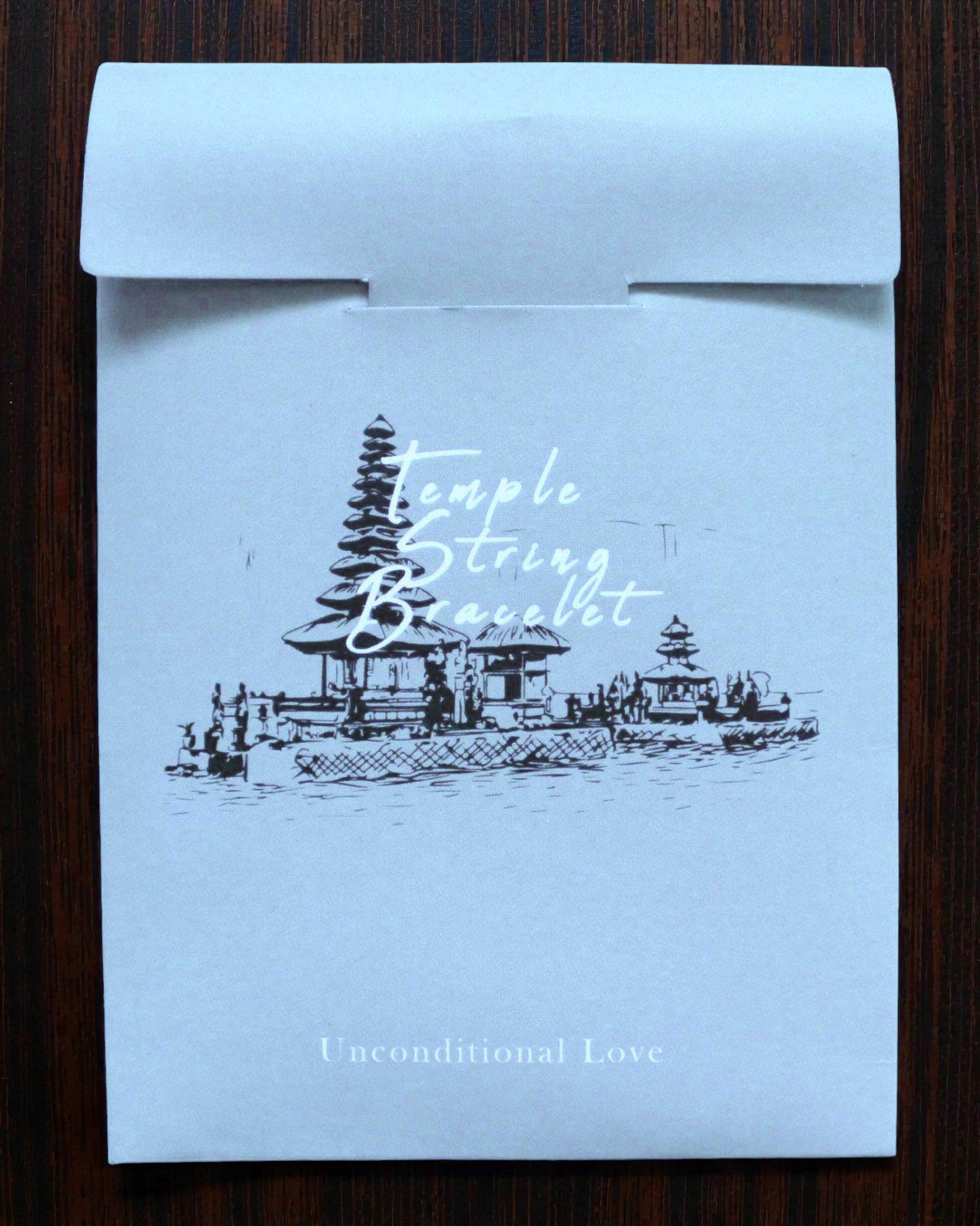 Chrámový šnúrkový náramok Panca Cinta – bezpodmienečná láska