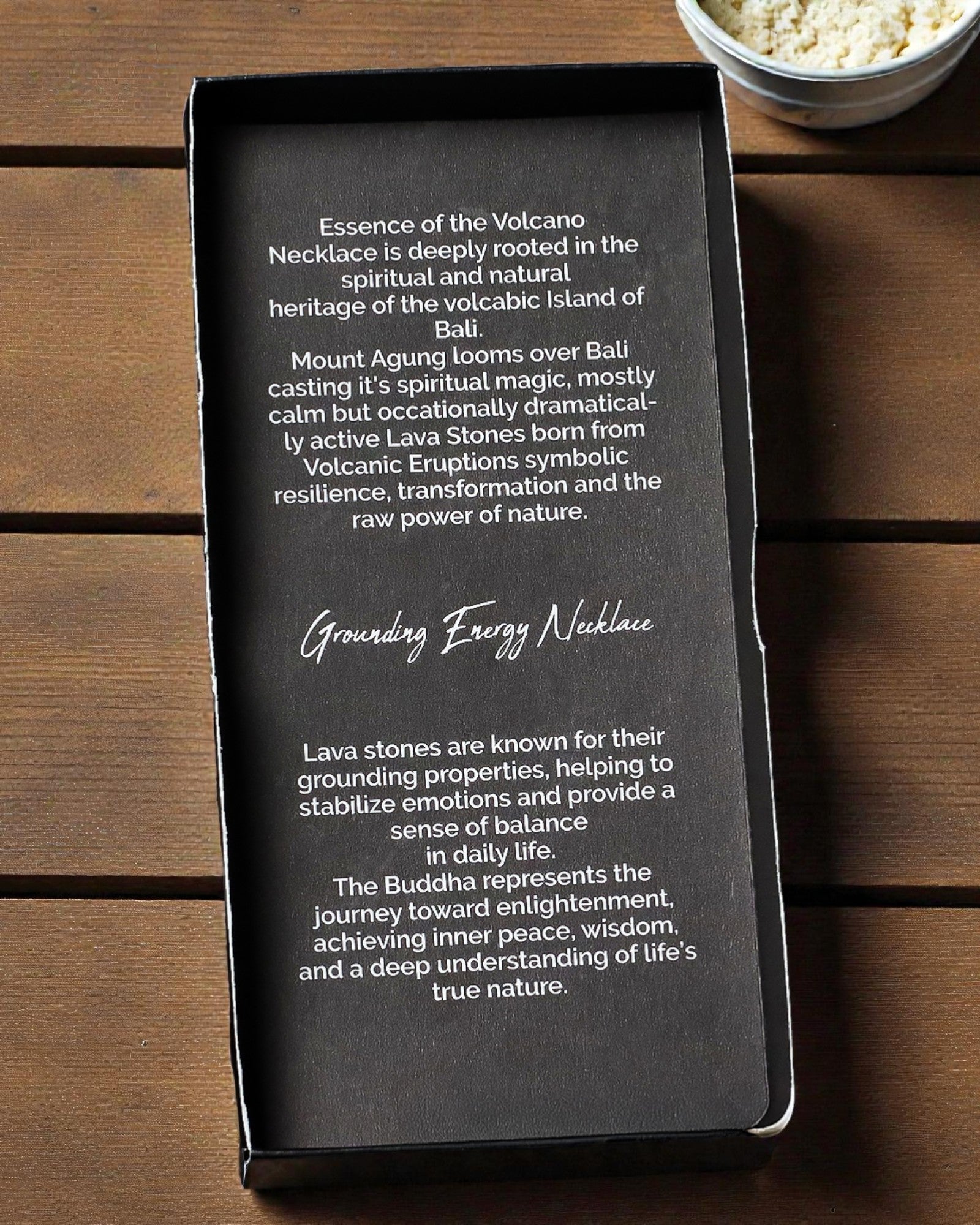Náhrdelník Esencia sopky – Uzemňujúca energia